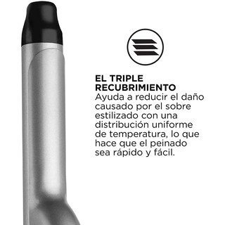 Foto 2 | Tenaza Rizadora Revlon color Negro Cerámica 1 Pulgada