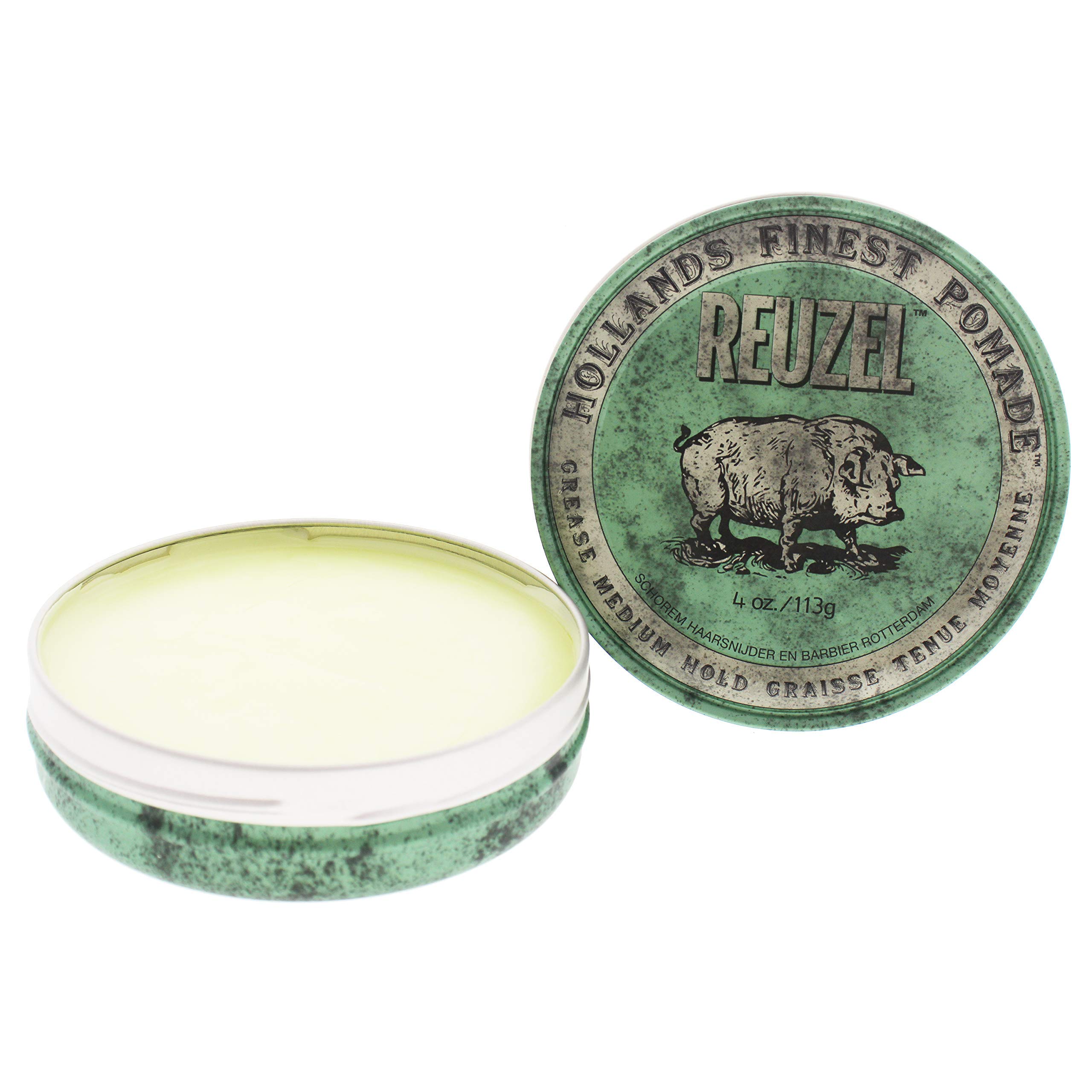 Foto 4 pulgar | Pomade Reuzel Grasa Verde de Fijación Media 120 ml - Venta Internacional