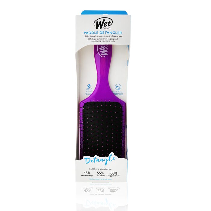 Foto 2 pulgar | Cepillo Wet Brush Paddle Detangler Cerdas Moradas Resistentes al Calor - Venta Internacional