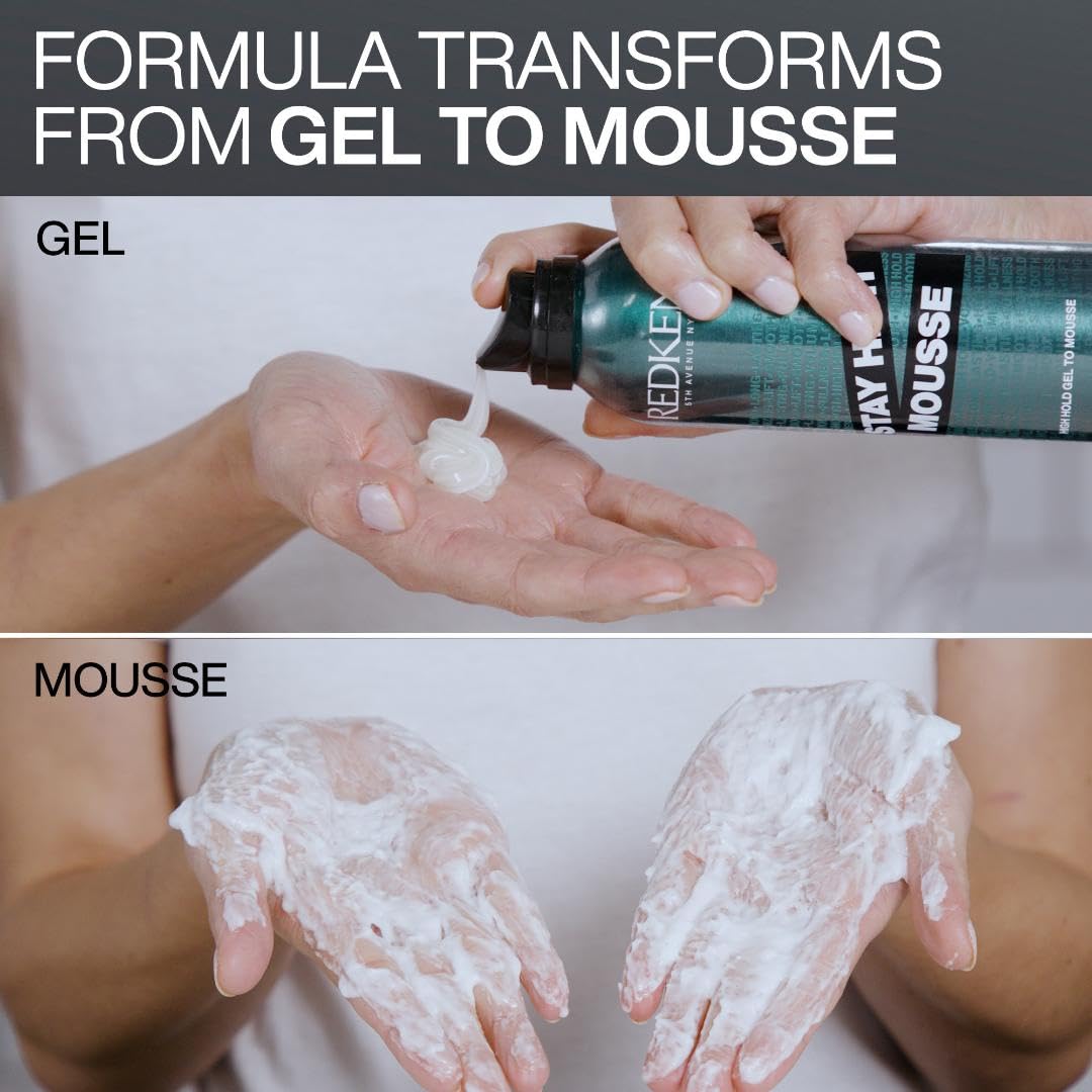 Foto 6 | Mousse Voluminizadora Redken Stay High High Hold Protein 24h - Venta Internacional.
