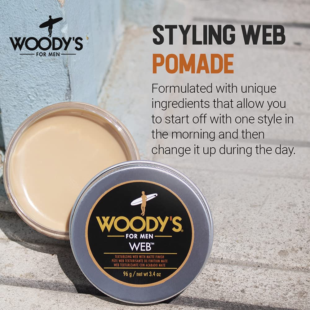 Foto 3 pulgar | Pomade Wood's Quality Grooming Web, 100 Ml, Para Hombre - Venta Internacional.