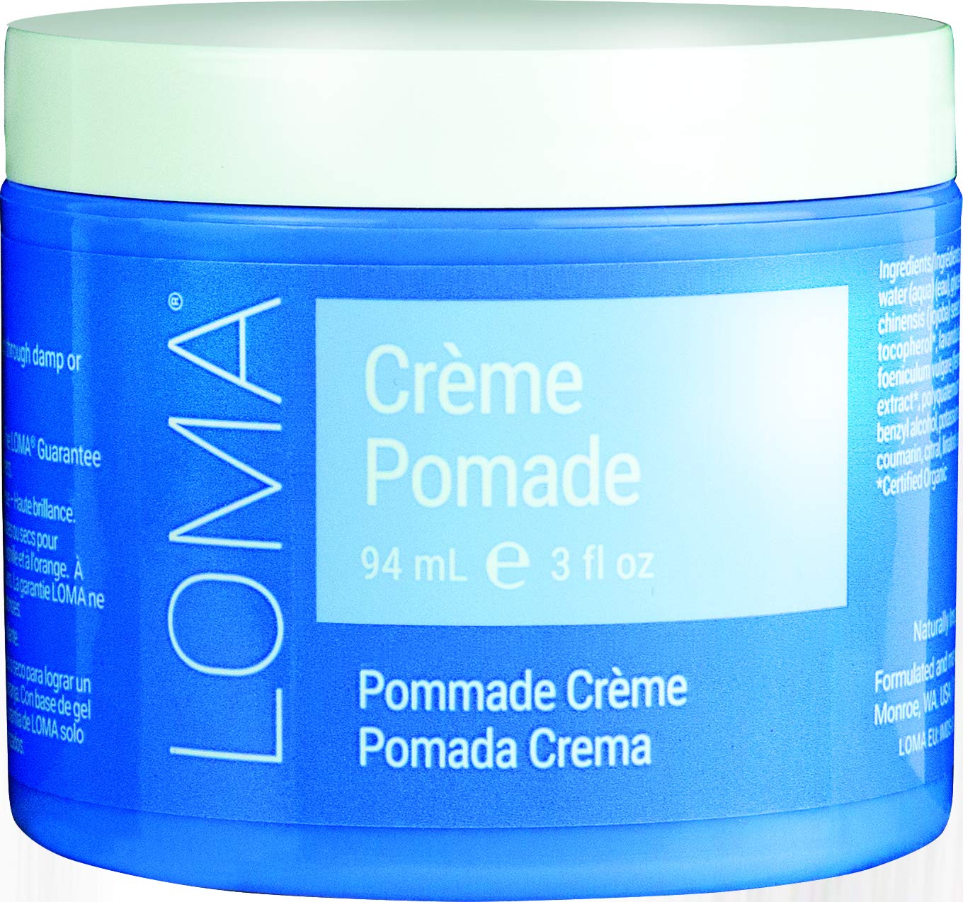 Foto 2 pulgar | Crema Pomade Loma, 90 Ml, Fijación Media Y Alto Brillo Para Todo Tipo De Cabello - Venta Internacional.