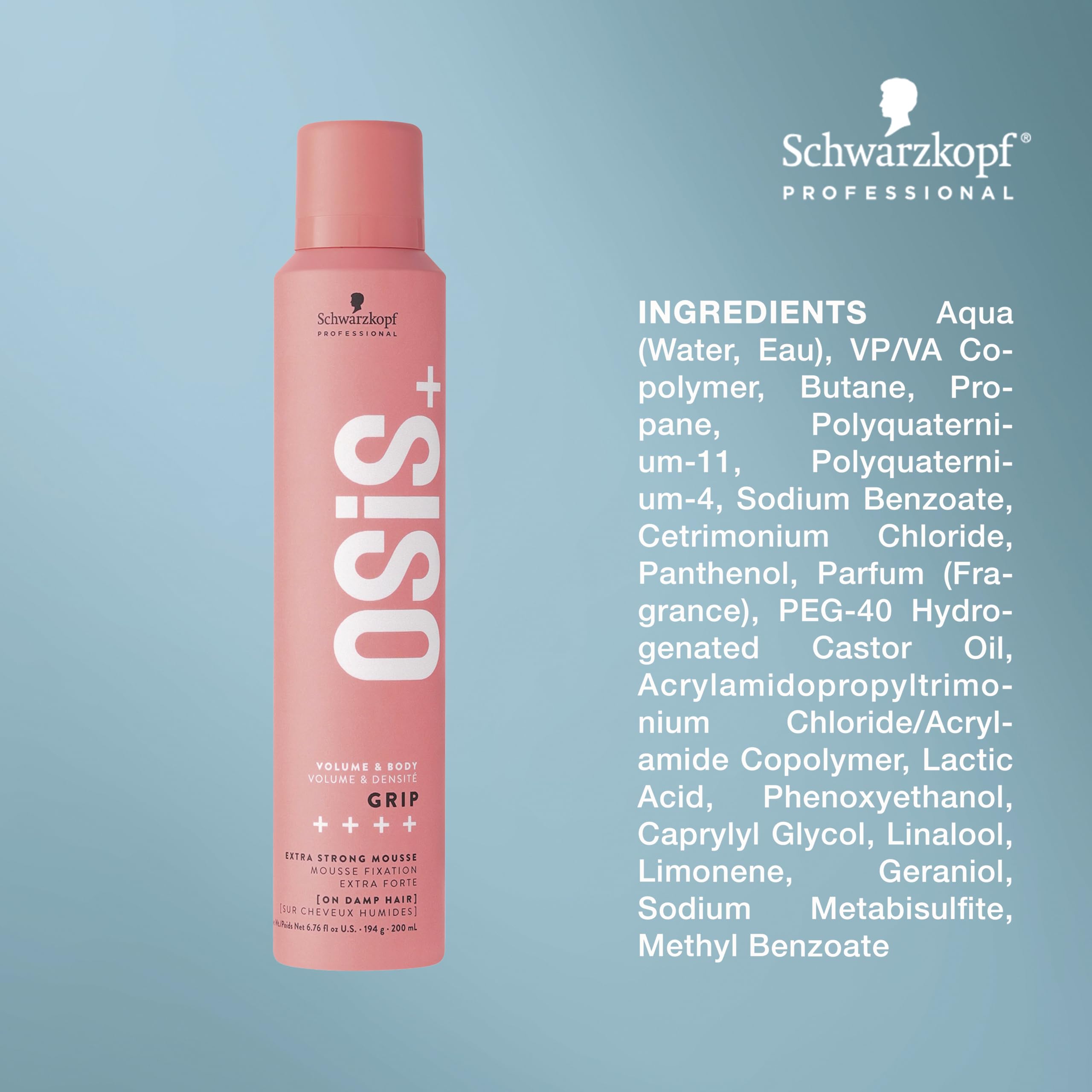 Foto 5 pulgar | Mousse Osis+ Grip Extreme Hold Extra Fuerte 200 Ml - Venta Internacional.