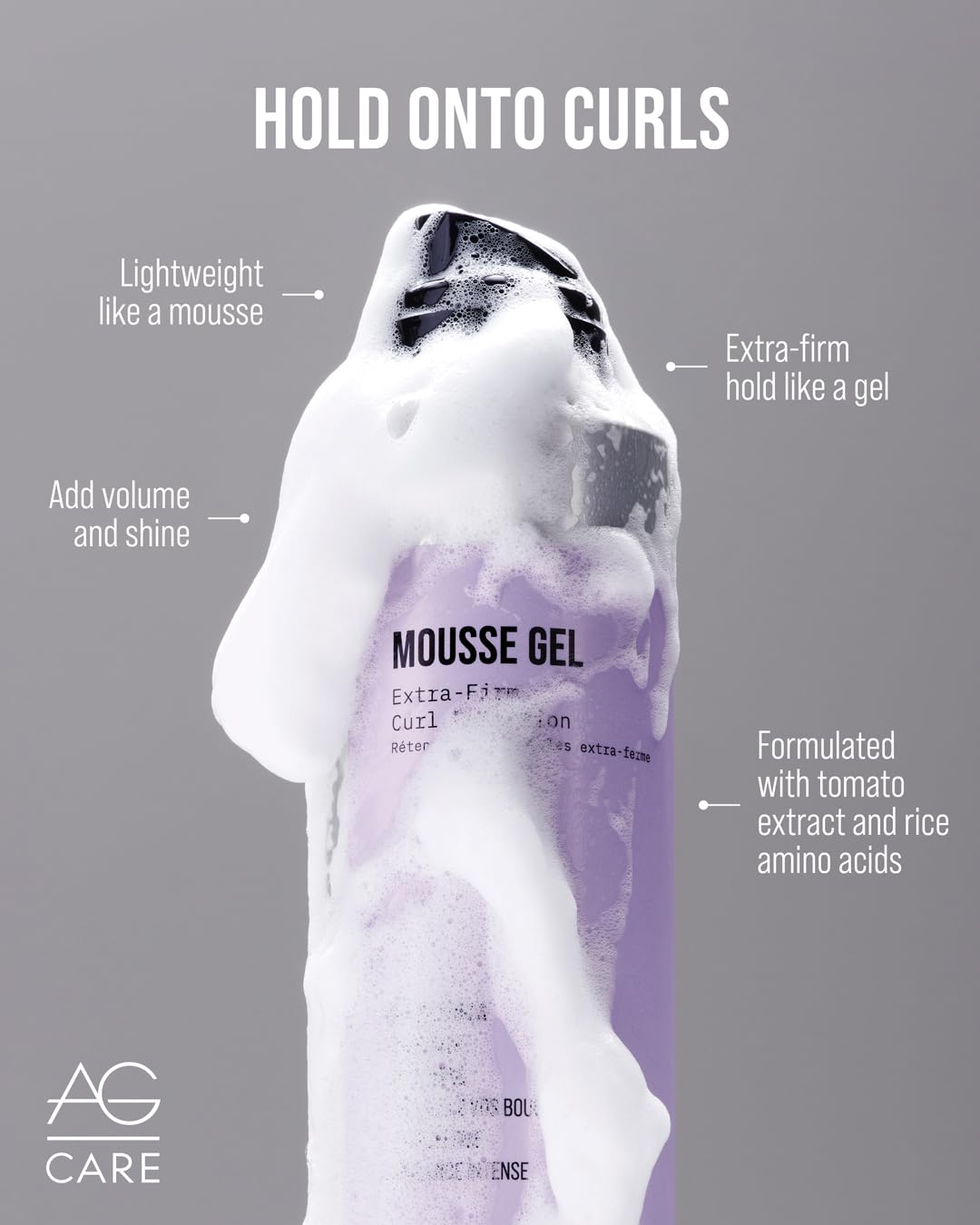 Foto 6 pulgar | Mousse Gel Ag Care Con Retención De Rizos Extrafirme, 300 Ml - Venta Internacional.