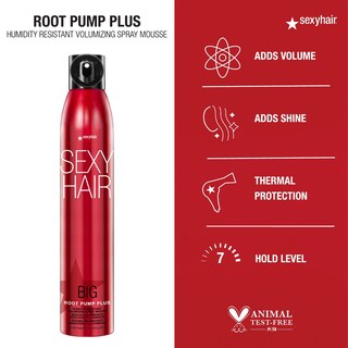 Foto 4 | Espray Voluminizador Sexyhair Big Root Pump Plus 300 Ml - Venta Internacional.