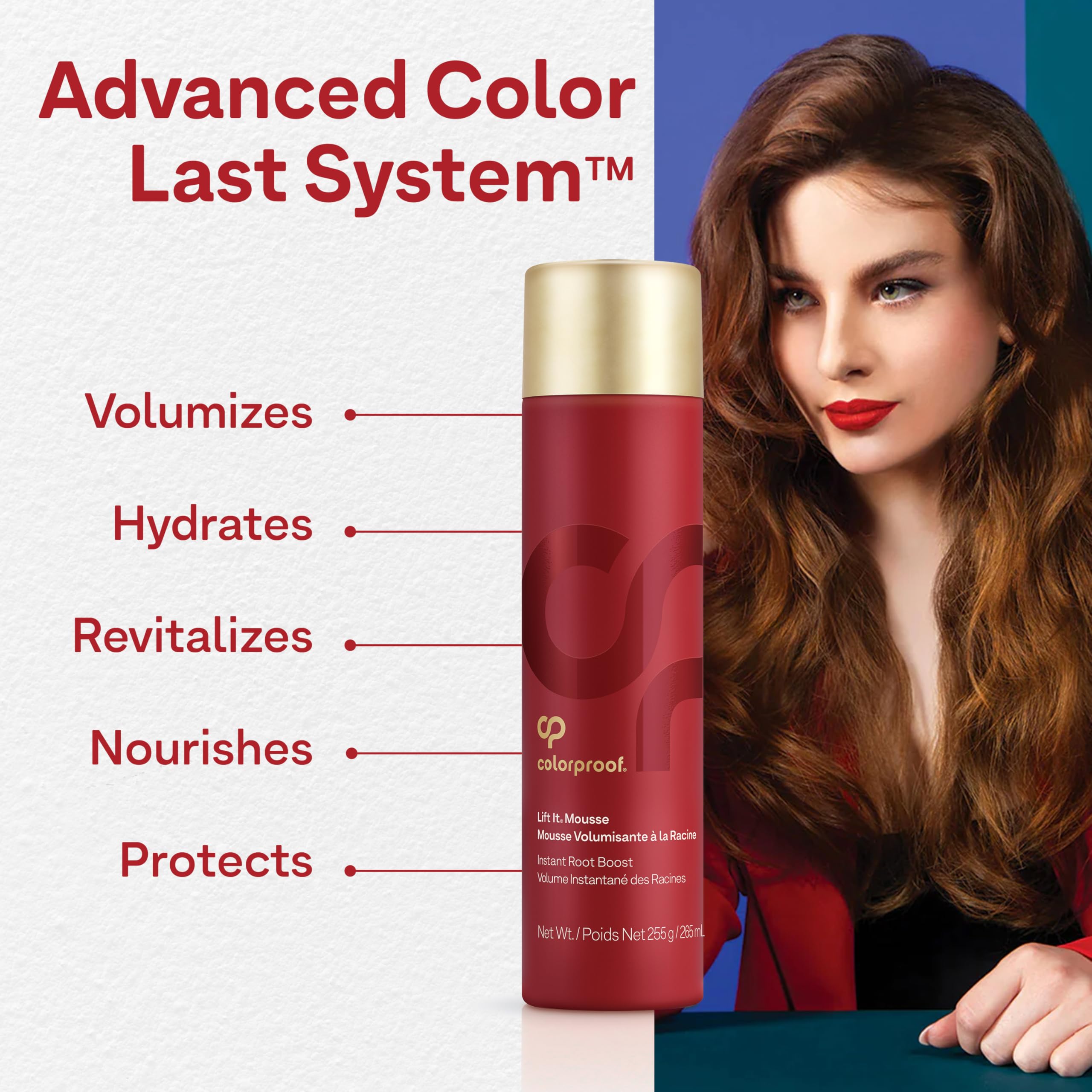 Foto 6 pulgar | Mousse Colorproof Lift It 265 Ml/255 G, Estilo Voluminoso - Venta Internacional.