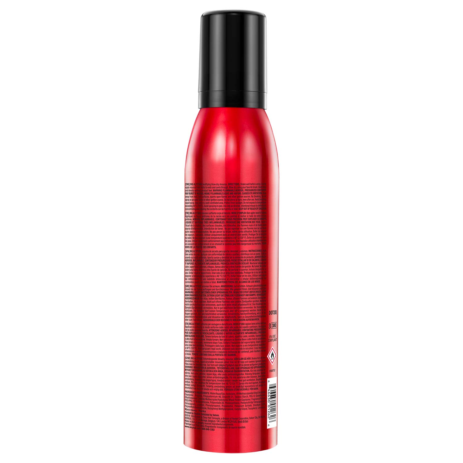 Foto 3 pulgar | Mousse Para Secar Con Secador Sexyhair Big Altitude, 200 Ml - Venta Internacional.