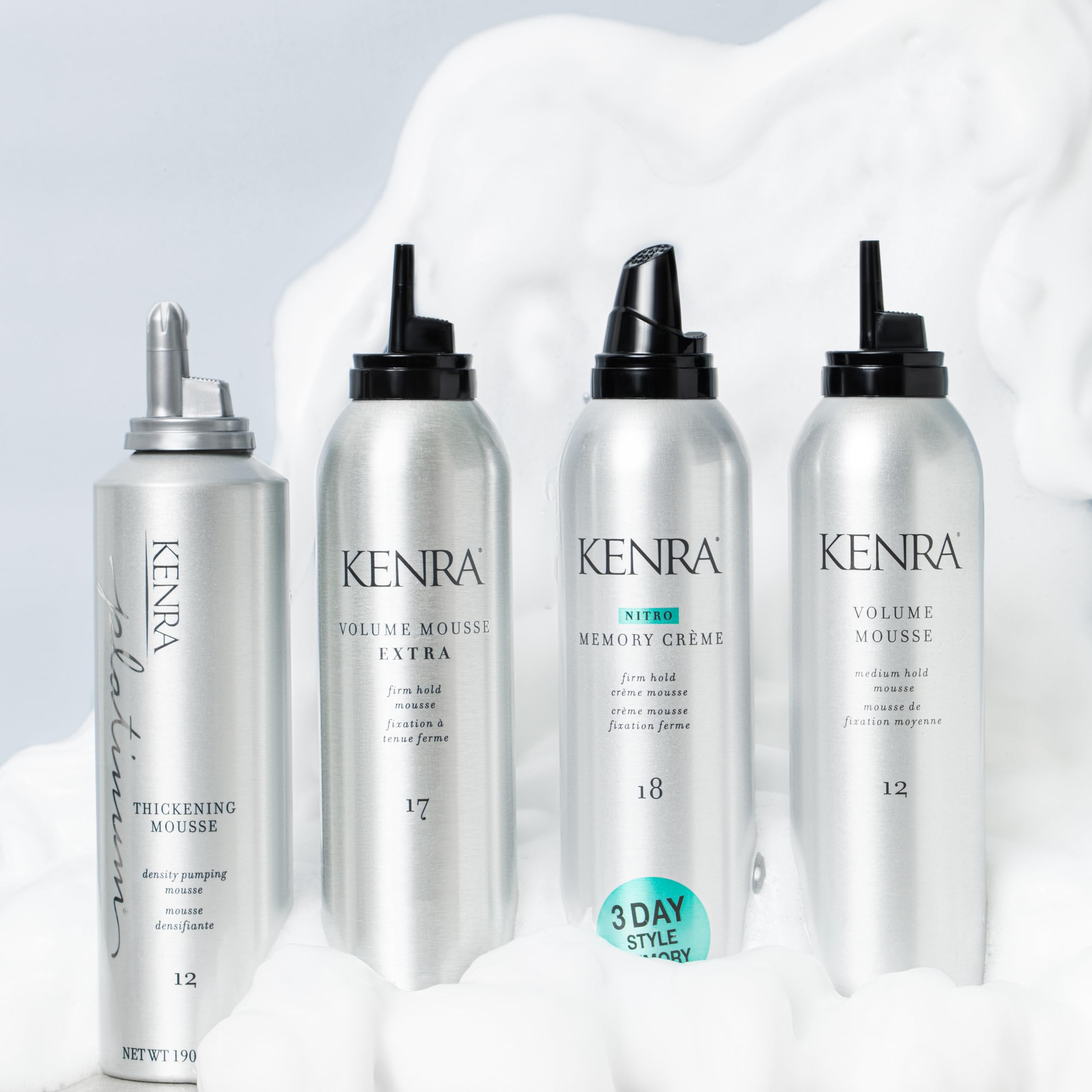 Foto 6 | Mousse Kenra Professional Volume Extra 17, Fijación Firme, 250 Ml - Venta Internacional.