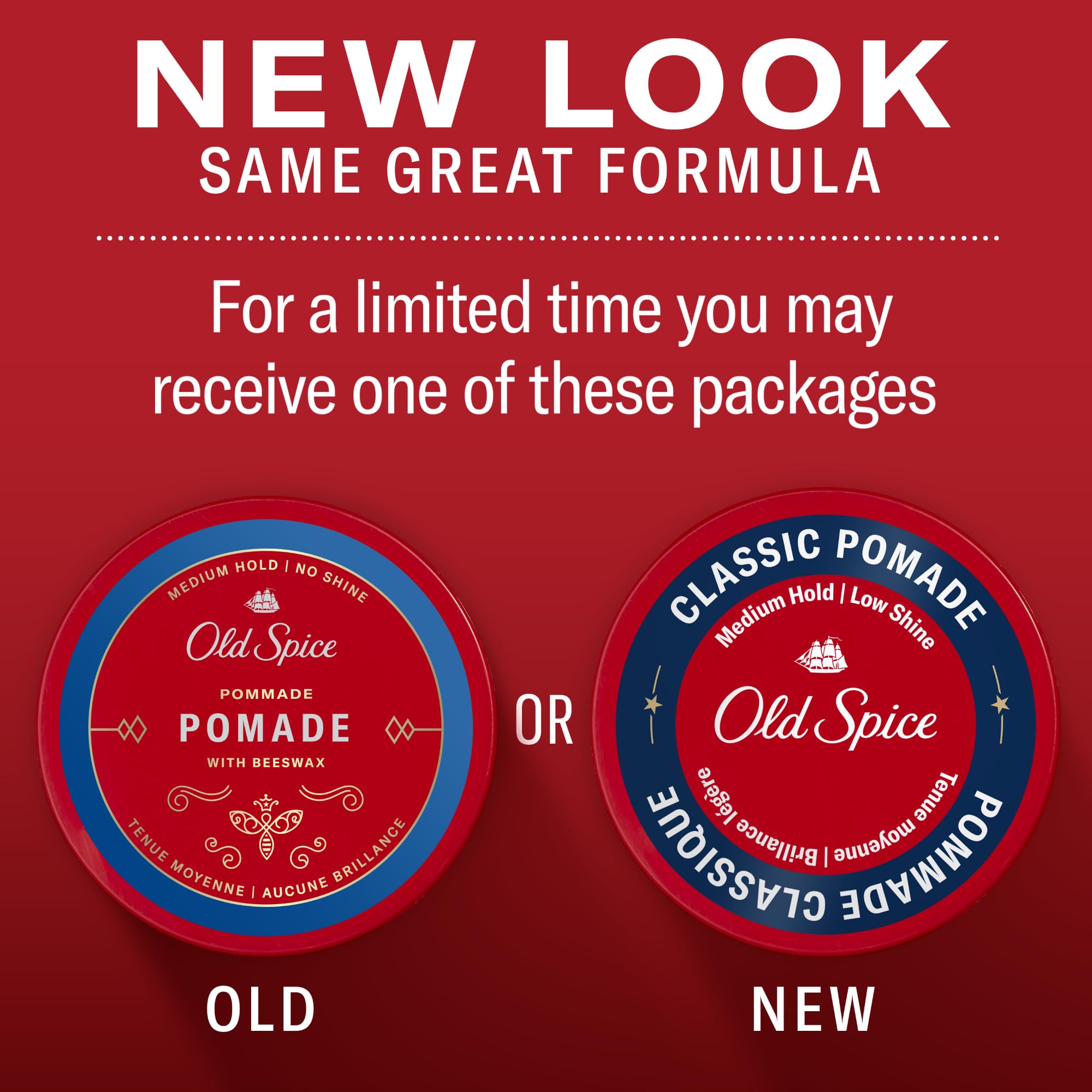 Foto 3 pulgar | Pomada para el Cabello Old Spice Classic Fijación Media 65 ml Paquete Doble - Venta Internacional