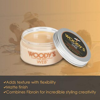 Foto 2 | Pomade Woody's Web Styling para Hombre 100 Ml 2 Piezas - Venta Internacional