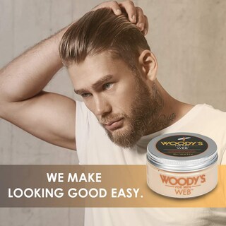 Foto 4 | Pomade Woody's Web Styling para Hombre 100 Ml 2 Piezas - Venta Internacional