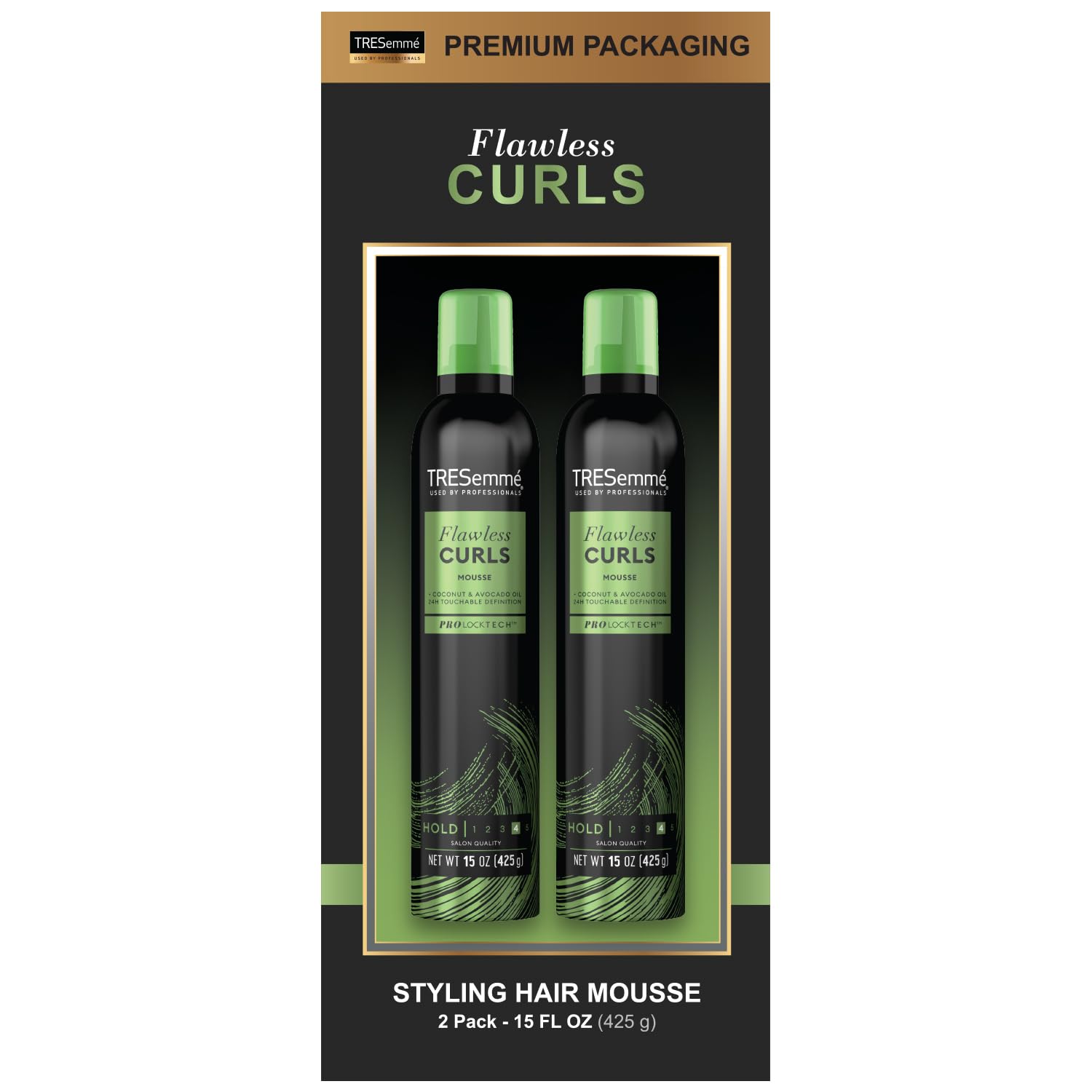 Foto 2 pulgar | Mousse Tresemmé Flawless Curls Con Aceite De Coco Y Aguacate, 450 Ml - Venta Internacional.