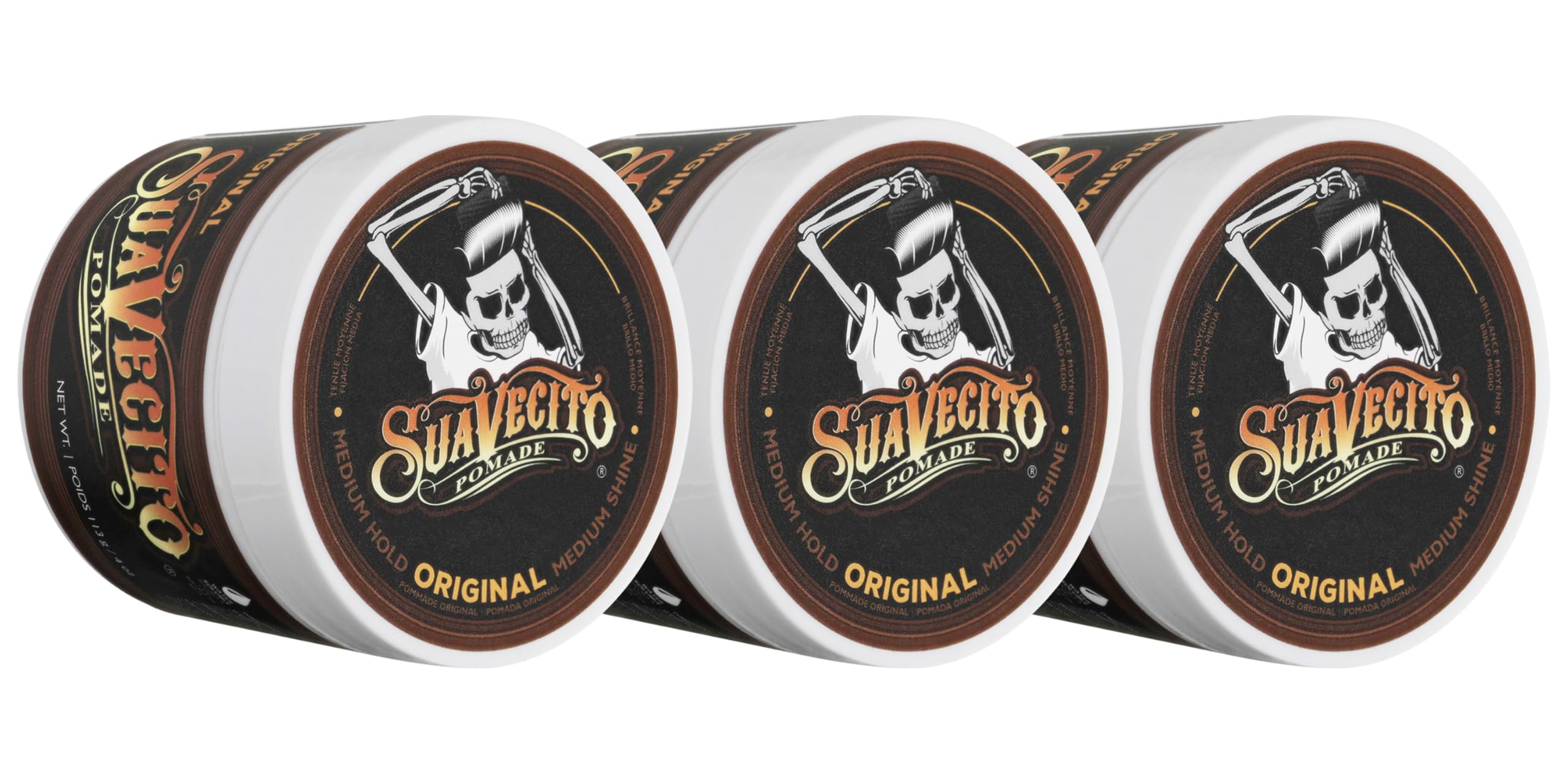 Foto 2 pulgar | Pomada Para El Cabello Suavecito Original Hold 118 Ml X 3 Para Hombre - Venta Internacional.