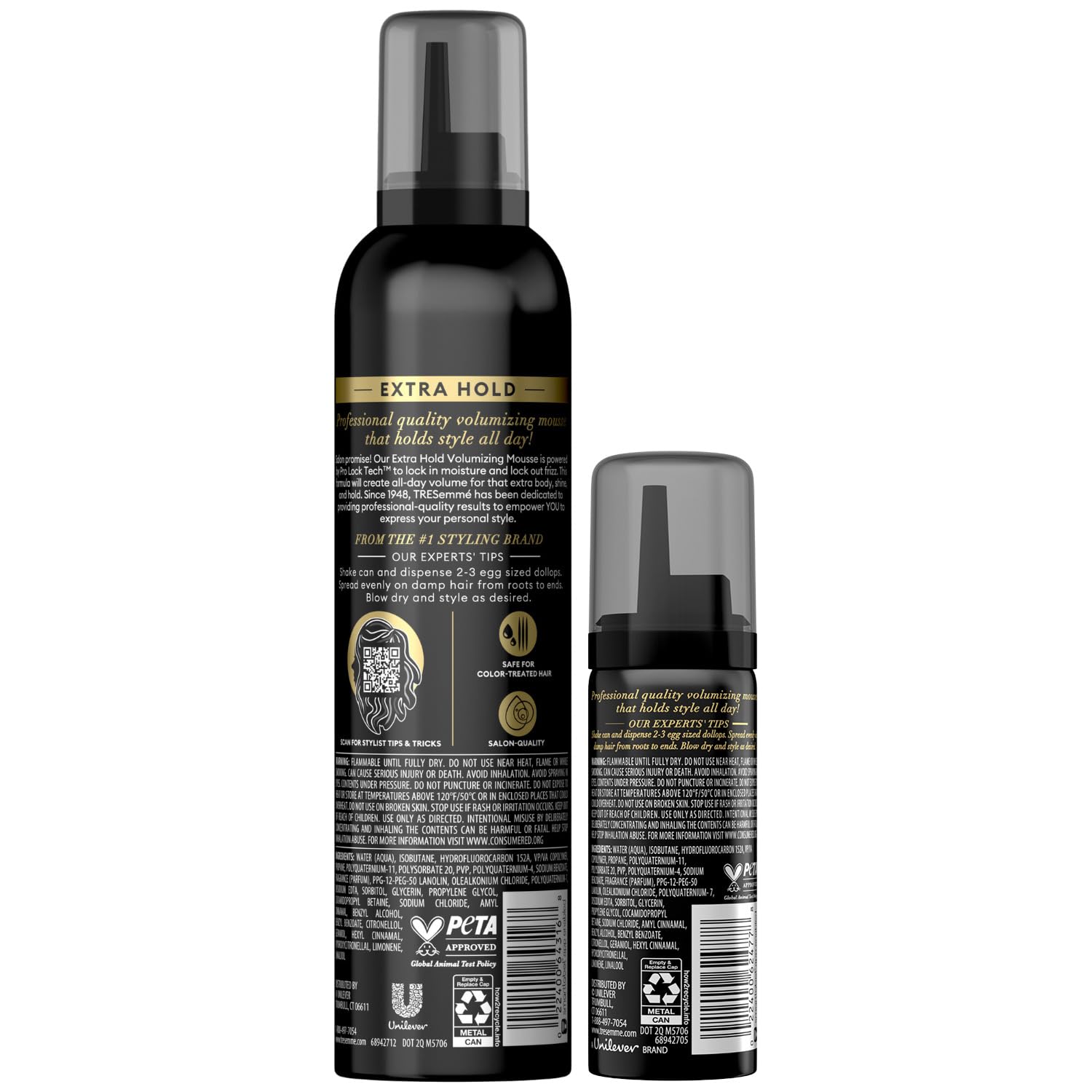 Foto 3 pulgar | Mousse Tresemmé Extra Hold 3 Piezas - Venta Internacional