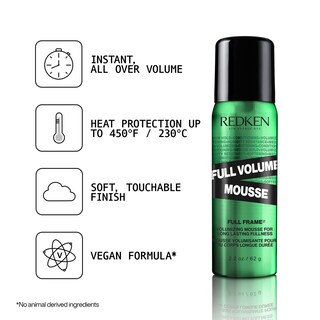 Foto 2 | Mousse Para El Cabello Redken, Voluminizador De Volumen Completo, 60 Ml, Control Medio - Venta Internacional.