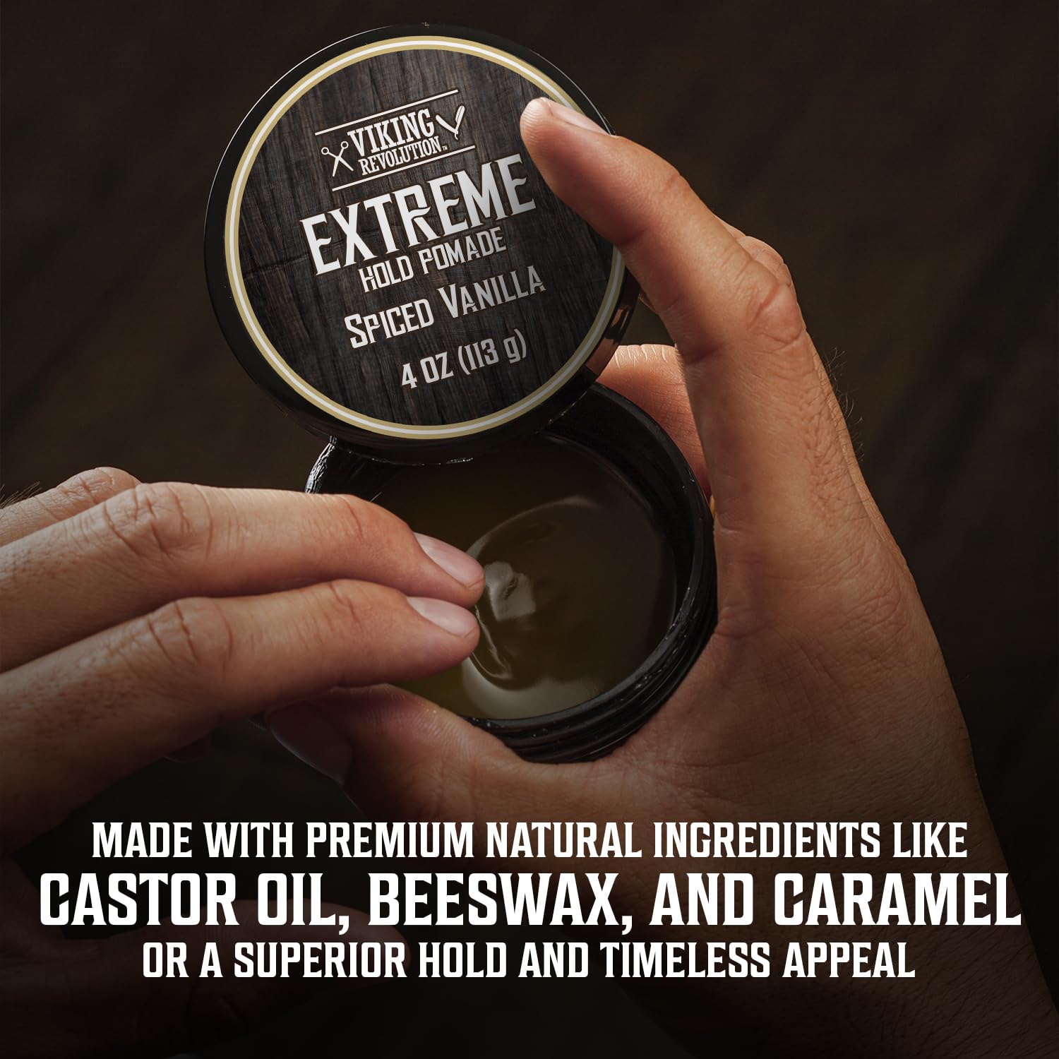 Foto 6 pulgar | Pomada Para El Cabello Viking Revolution Spiced Vanilla Extreme Hold - Venta Internacional.