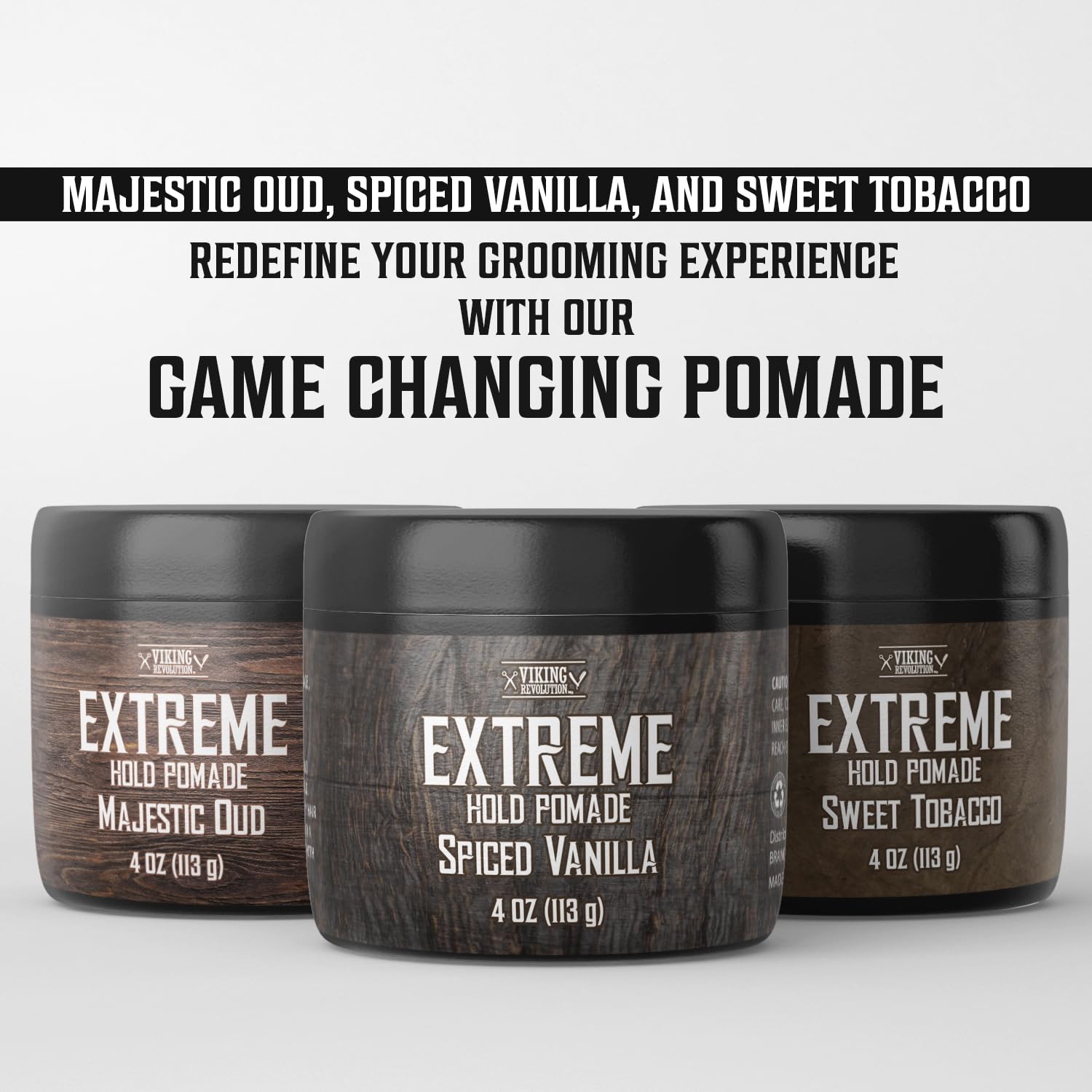 Foto 7 pulgar | Pomada Para El Cabello Viking Revolution Spiced Vanilla Extreme Hold - Venta Internacional.