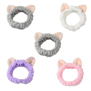 Foto 1 | Set De 5 Diademas De Maquillaje Y Spa Para Orejas De Gato - Venta Internacional.