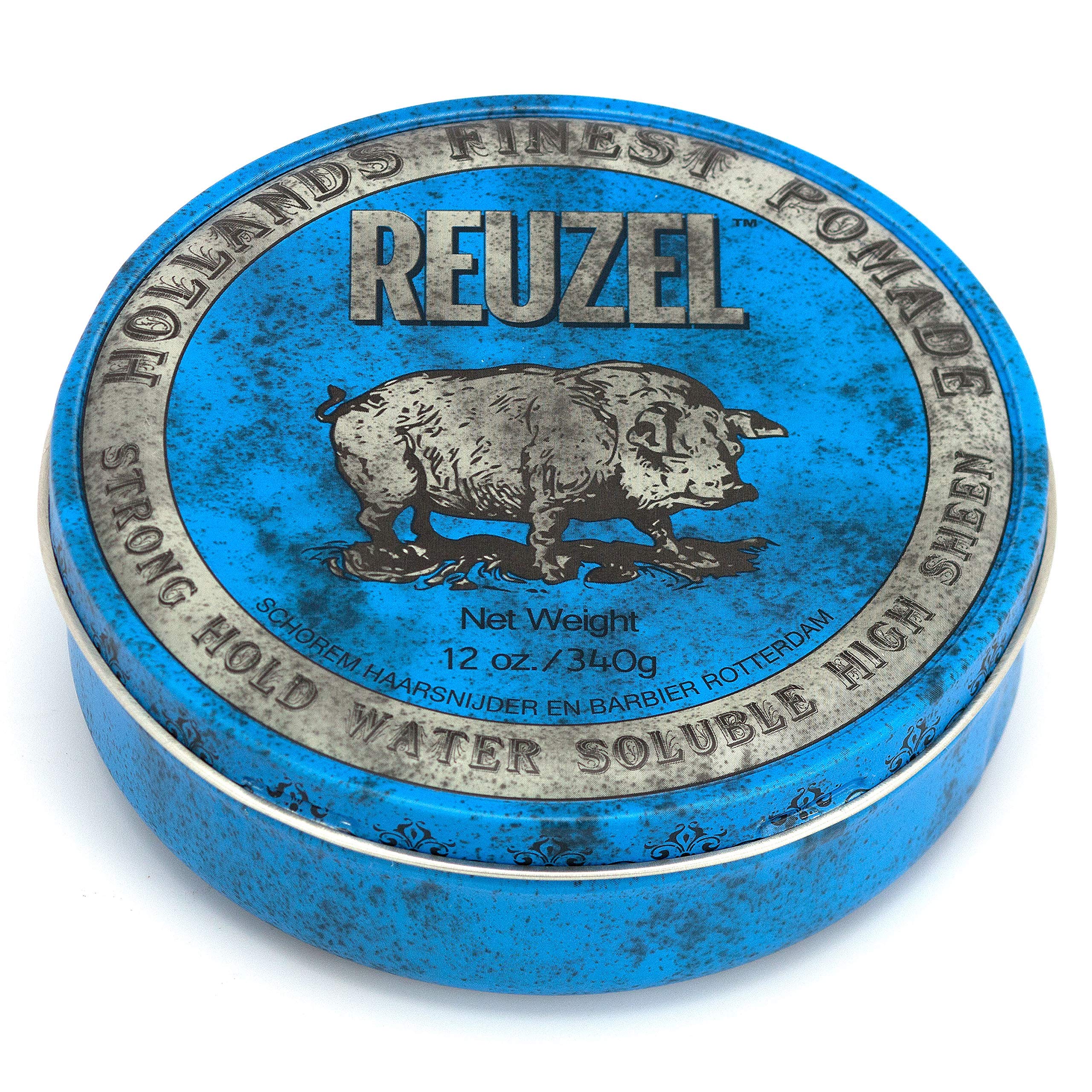 Pomada Reuzel Blue Strong Hold Soluble En Agua 355 Ml - Venta Internacional.