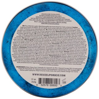 Foto 2 | Pomada Reuzel Blue Strong Hold Soluble En Agua 355 Ml - Venta Internacional.