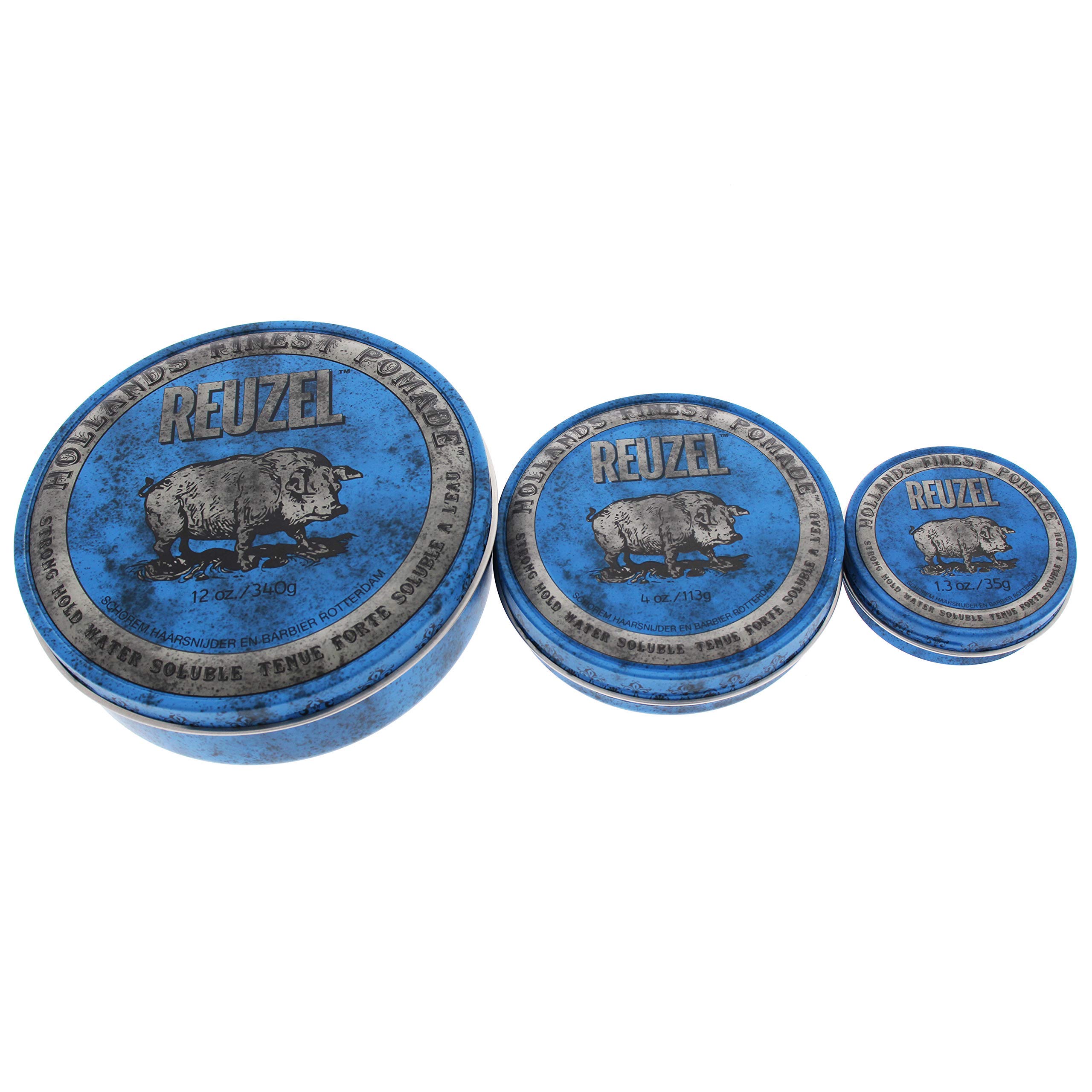 Foto 5 pulgar | Pomada Reuzel Blue Strong Hold Soluble En Agua 355 Ml - Venta Internacional.