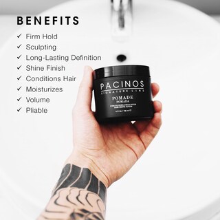 Foto 3 | Pomade Pacinos Flexible Hold Frizz Control High Shine 120 Ml - Venta Internacional.
