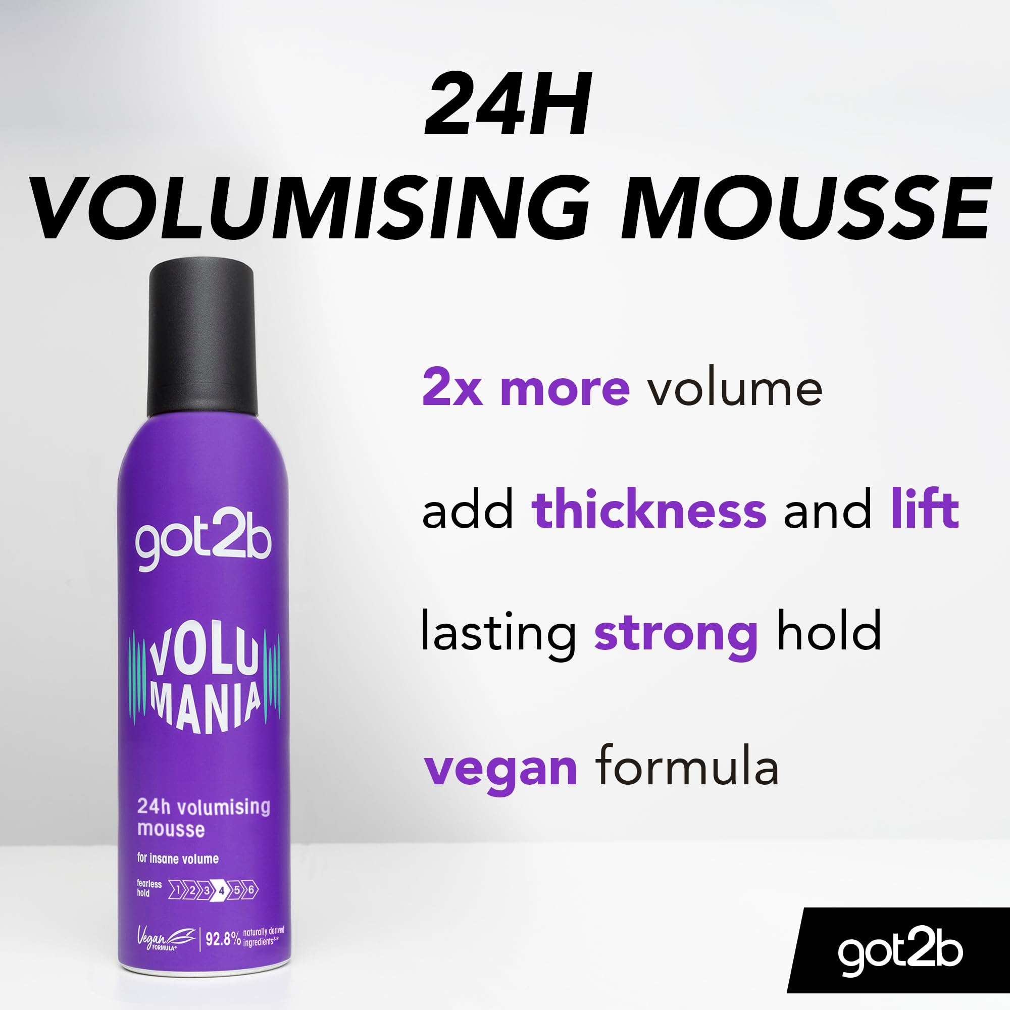 Foto 3 pulgar | Mousse Para El Cabello Got2b Volumaniac Bodifying 236 Ml (paquete De 1) - Venta Internacional.