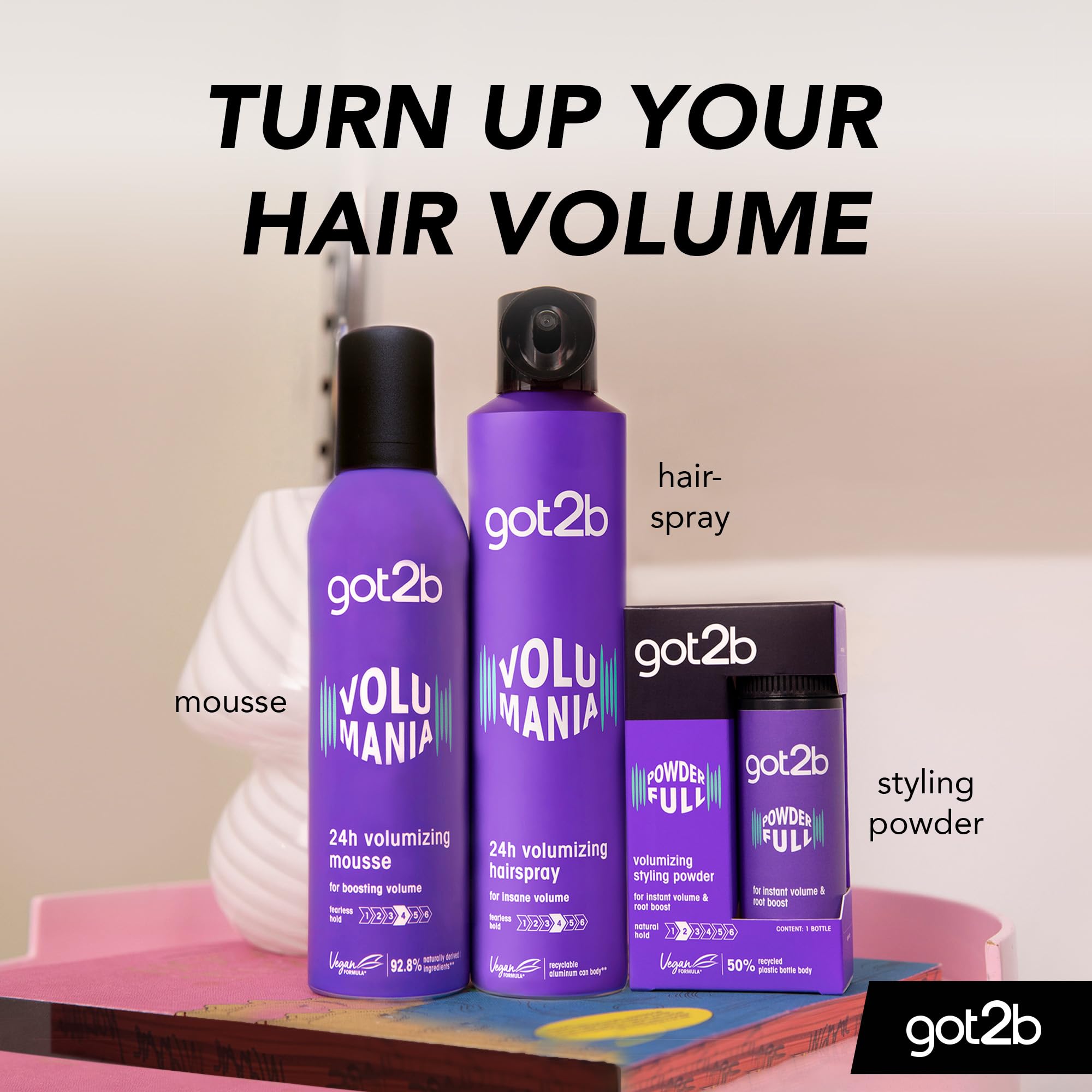 Foto 7 pulgar | Mousse Para El Cabello Got2b Volumaniac Bodifying 236 Ml (paquete De 1) - Venta Internacional.