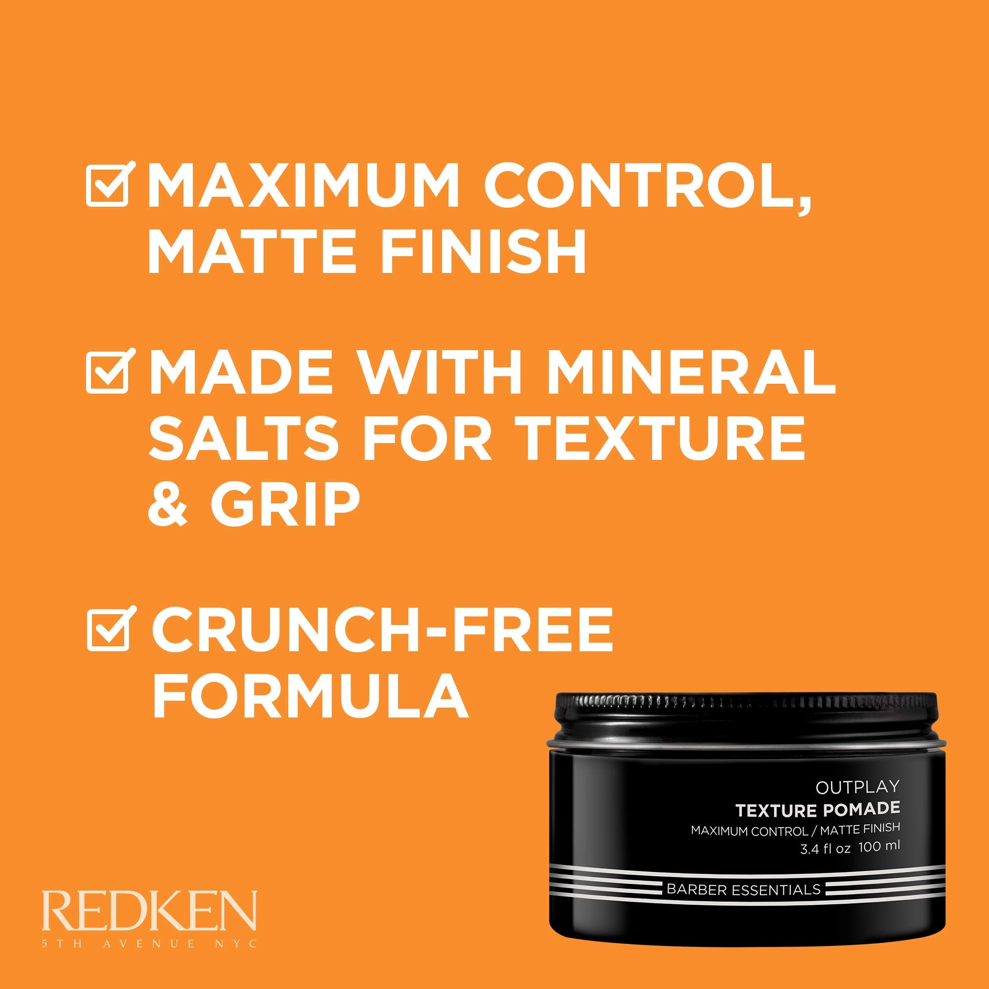 Foto 3 pulgar | Pomade Redken Brews Texture Para Hombre, Fijación Máxima Y Fuerte, 100 Ml - Venta Internacional.