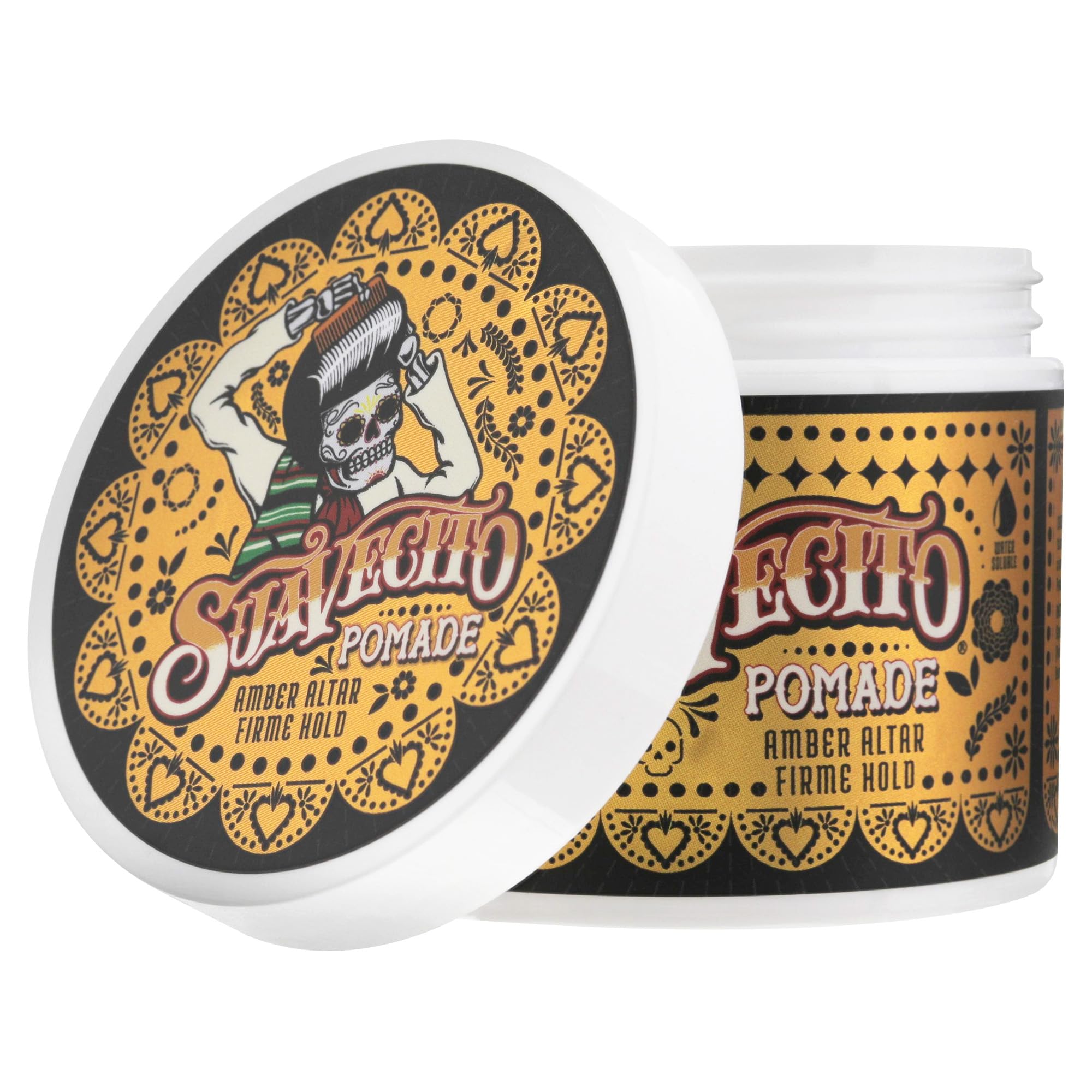 Foto 5 pulgar | Pomade Suavecito Amber Altar Firme Hold 118 Ml A Base De Agua - Venta Internacional.