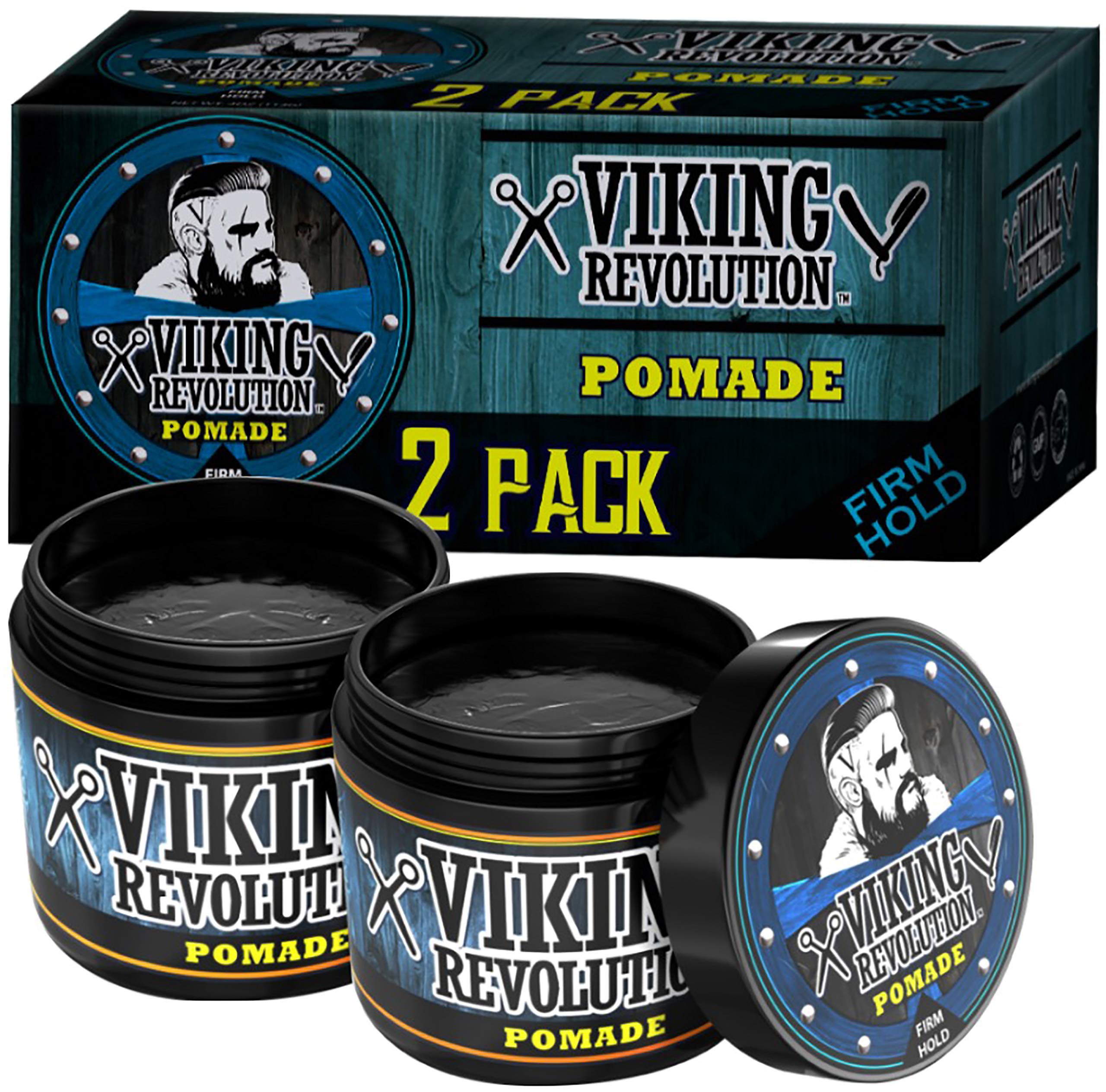 Foto 3 pulgar | Pomada Viking Revolution Firm Strong Hold High Brillo 120 Ml - Venta Internacional.
