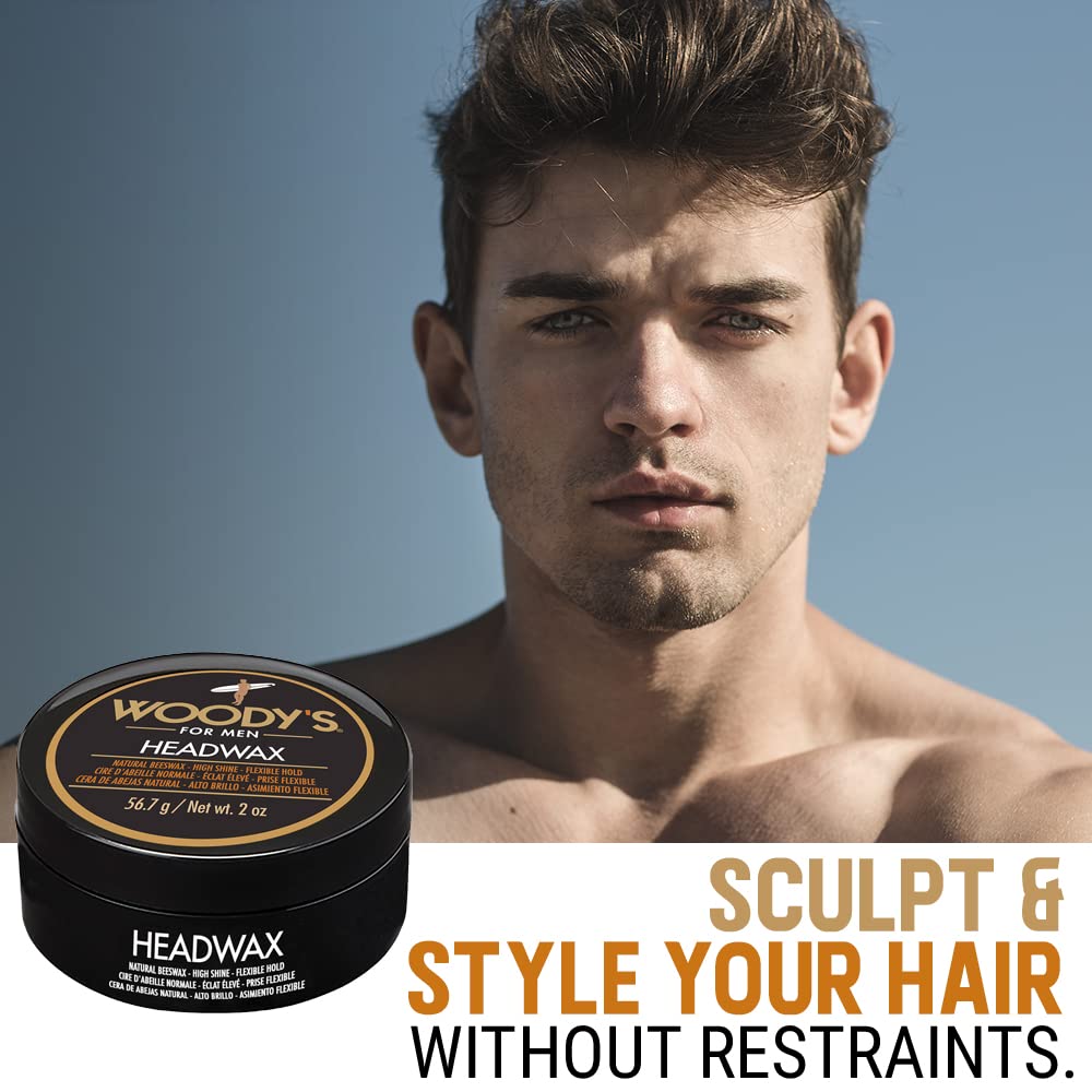 Foto 4 pulgar | Pomada Para Peinar Woody's Headwax Flexible Hold High Brillo 60 Ml - Venta Internacional.