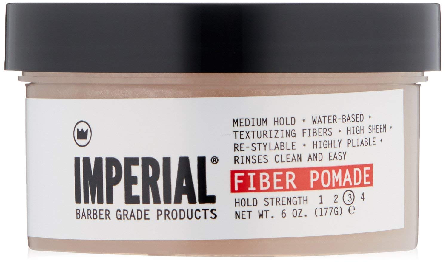 Pomade Imperial Barber Fiber Medium Hold 177 Ml Para Hombre - Venta Internacional.