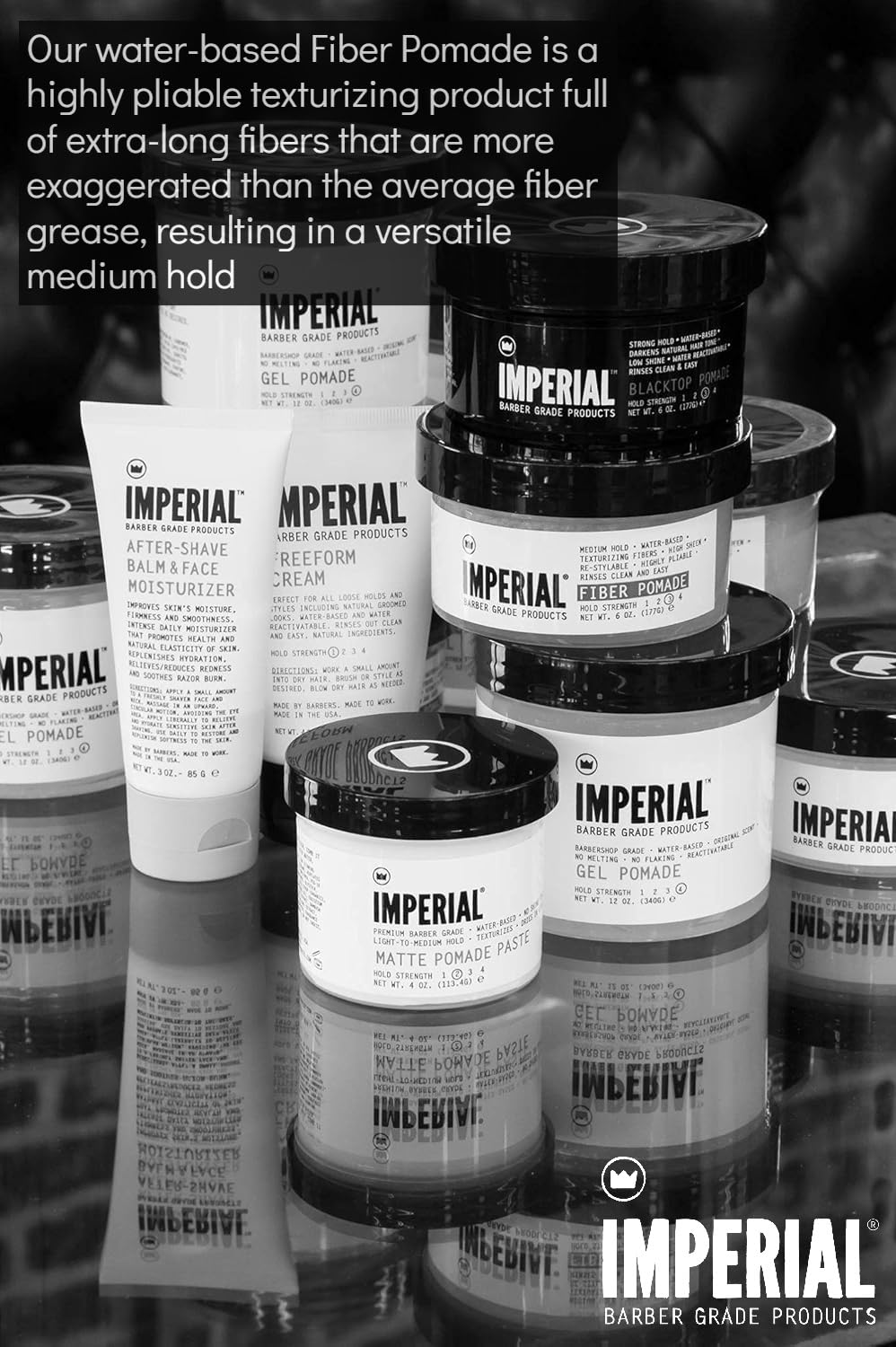 Foto 4 | Pomade Imperial Barber Fiber Medium Hold 177 Ml Para Hombre - Venta Internacional.