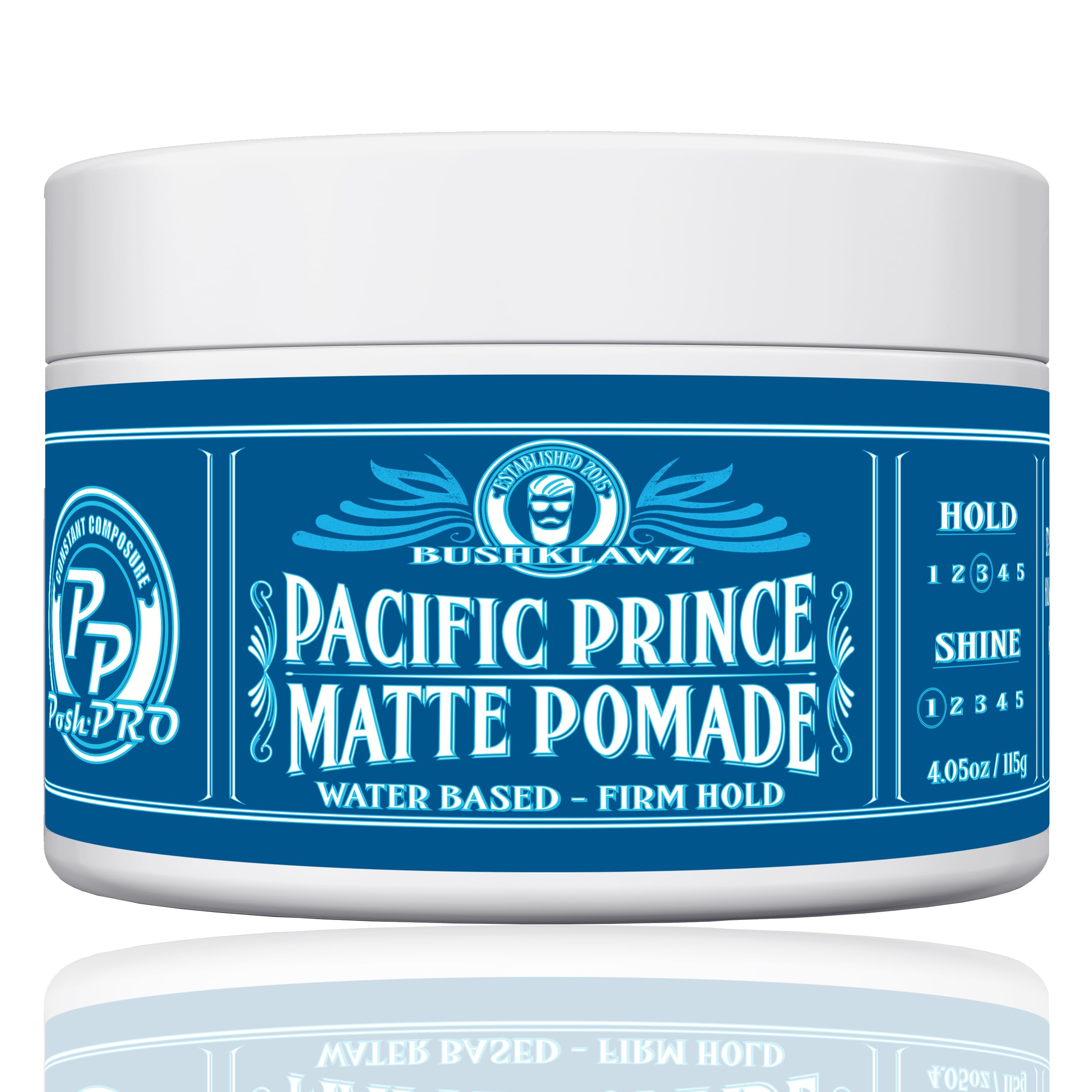 Foto 3 pulgar | Pomada Mate para Cabello Bushklawz Pacific Prince Firm Hold 115 g - Venta Internacional