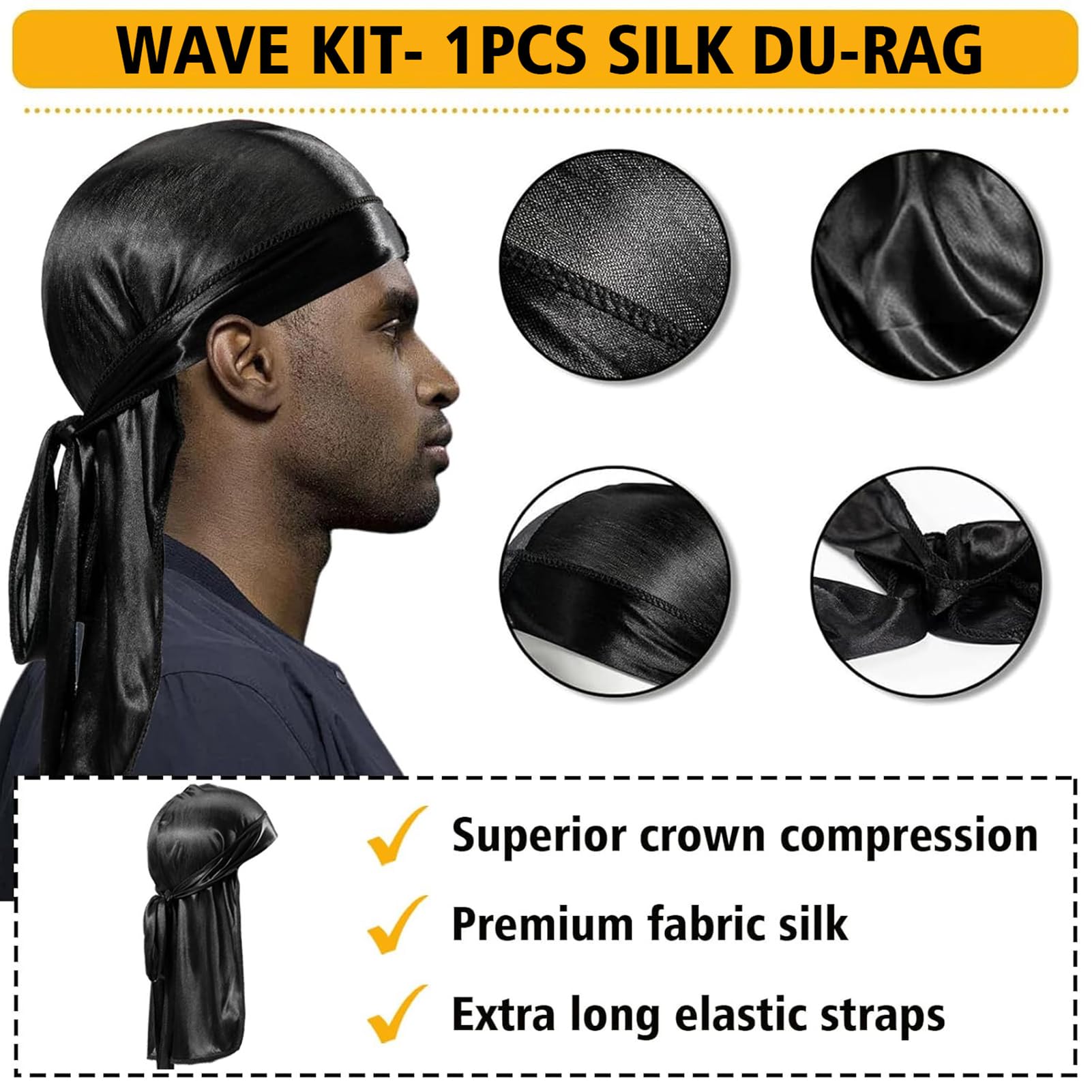 Foto 7 pulgar | Set de Cuidado del Cabello Goiple 360 Wave Shampoo Pomade Wave Brush - Venta Internacional