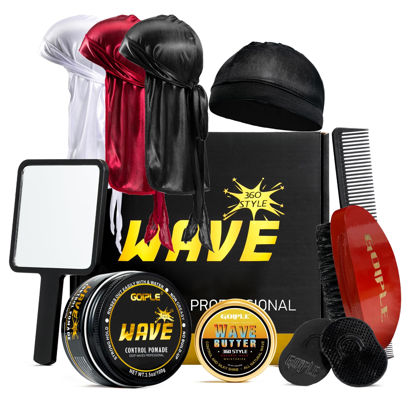 Set De Mantequilla Wave Wave De Wave Para Hombre, Color Rojo, De Wave Pomade - Venta Internacional.