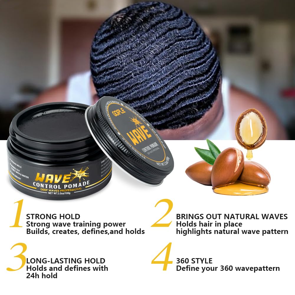 Foto 3 pulgar | Set De Mantequilla Wave Wave De Wave Para Hombre, Color Rojo, De Wave Pomade - Venta Internacional.