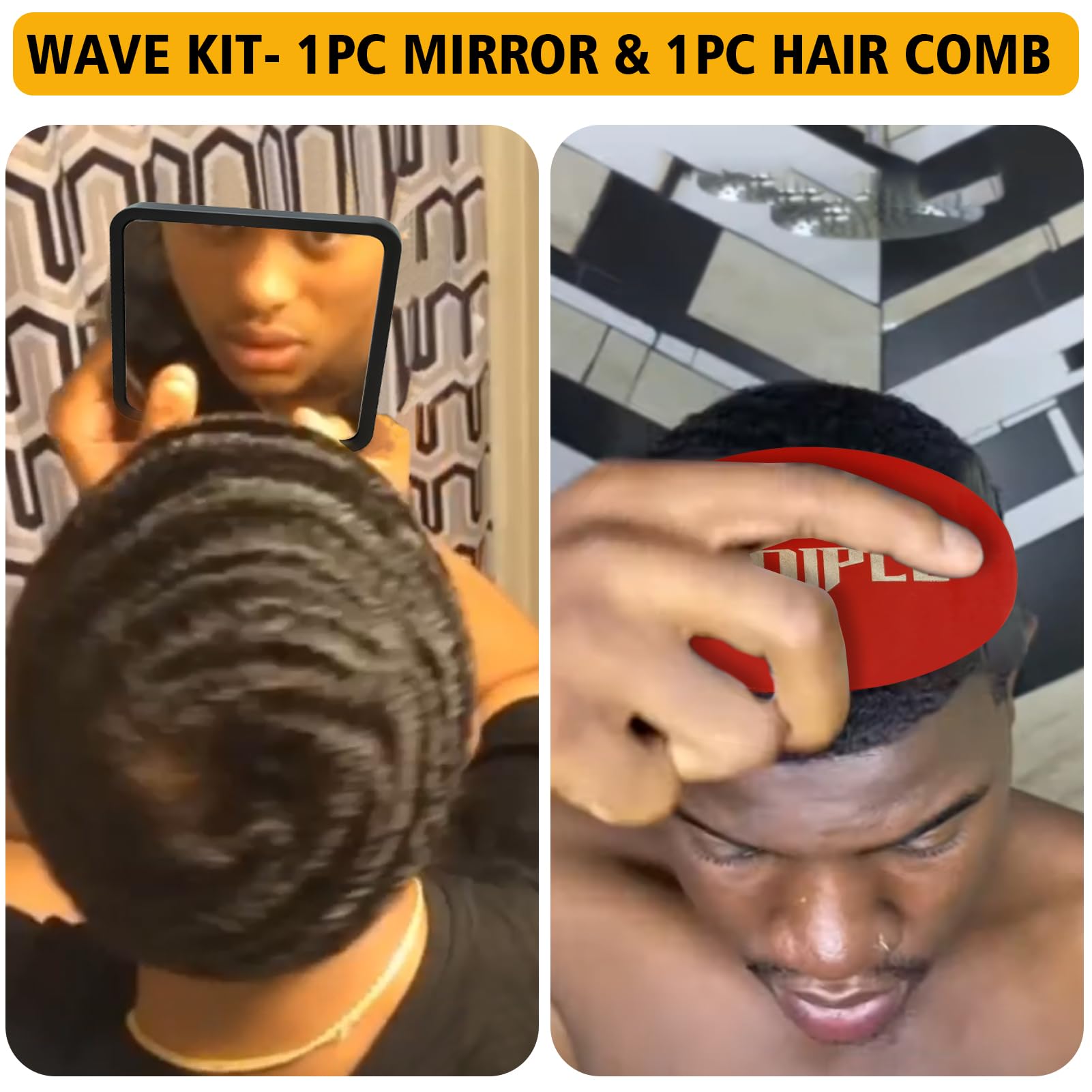 Foto 7 pulgar | Set De Mantequilla Wave Wave De Wave Para Hombre, Color Rojo, De Wave Pomade - Venta Internacional.