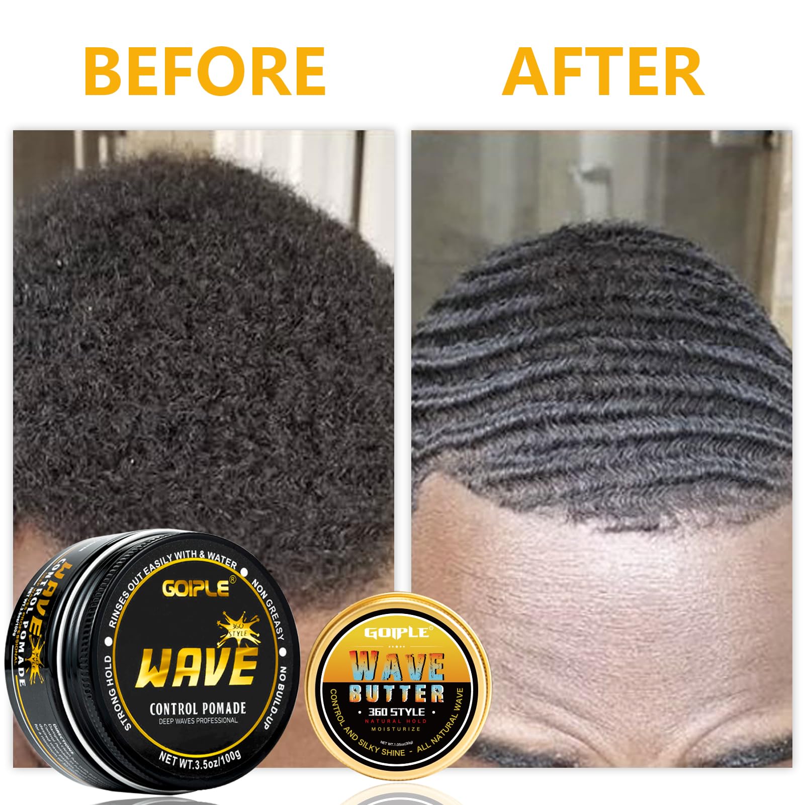 Foto 7 | Set De Mantequilla Wave Wave De Wave Para Hombre, Color Rojo, De Wave Pomade - Venta Internacional.