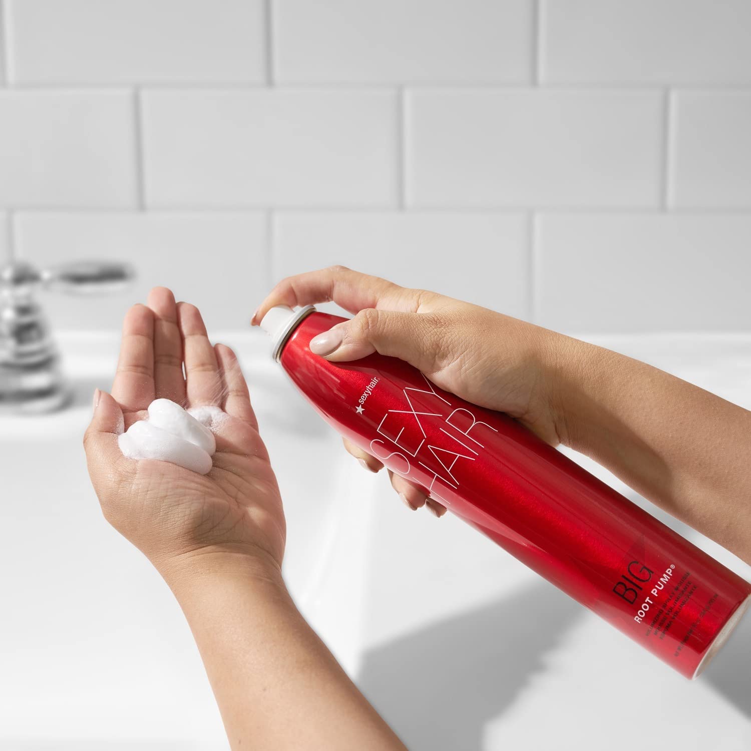 Foto 3 | Espray Voluminizador Sexyhair Big Root Pump 300 Ml - Venta Internacional.