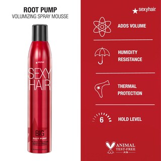 Foto 4 | Espray Voluminizador Sexyhair Big Root Pump 300 Ml - Venta Internacional.