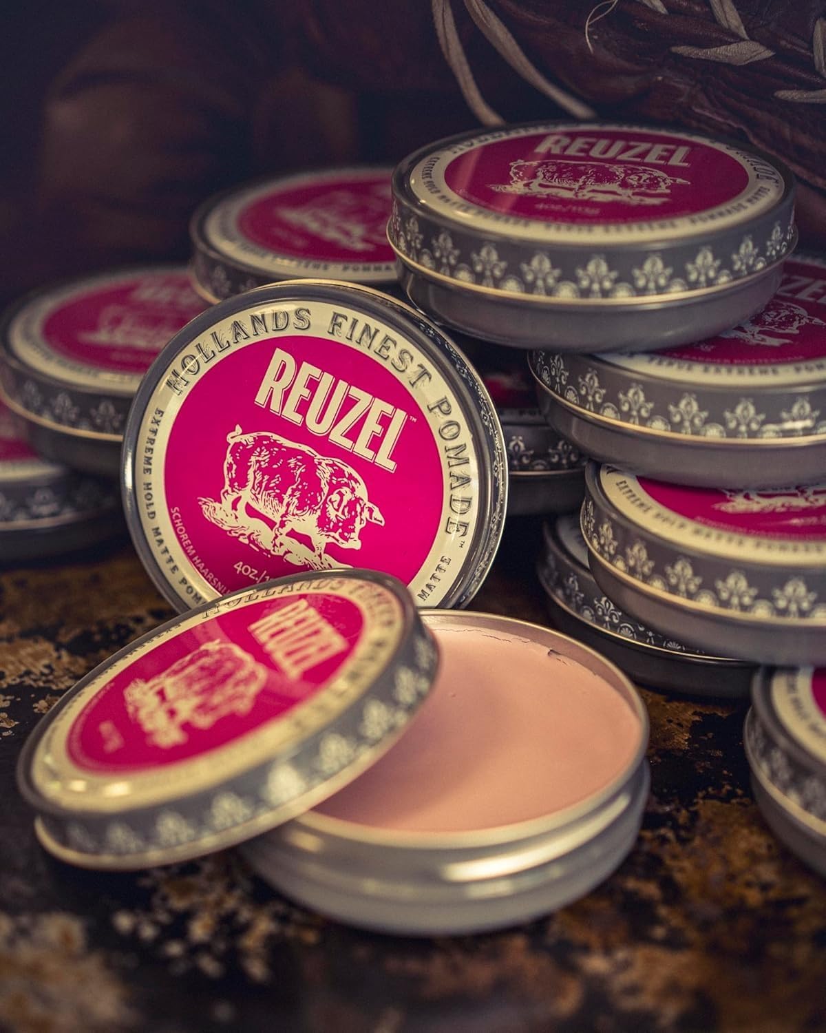 Foto 6 pulgar | Pomade Reuzel Pink Extreme Hold Matte 120 Ml Para Todo El Cabello - Venta Internacional.