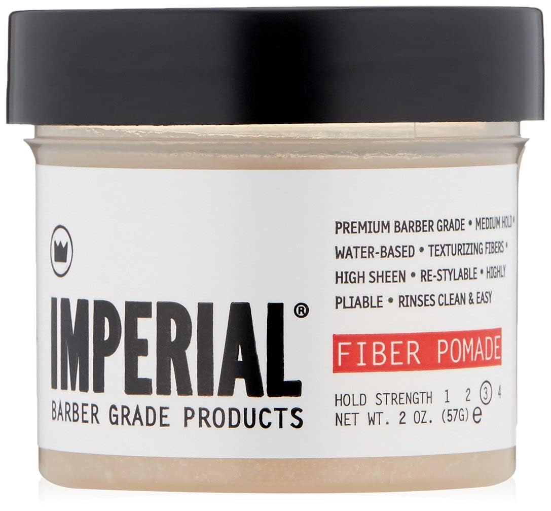 Pomada Para Peinar Imperial Barber Fiber, Fijación Media, 60 Ml - Venta Internacional.