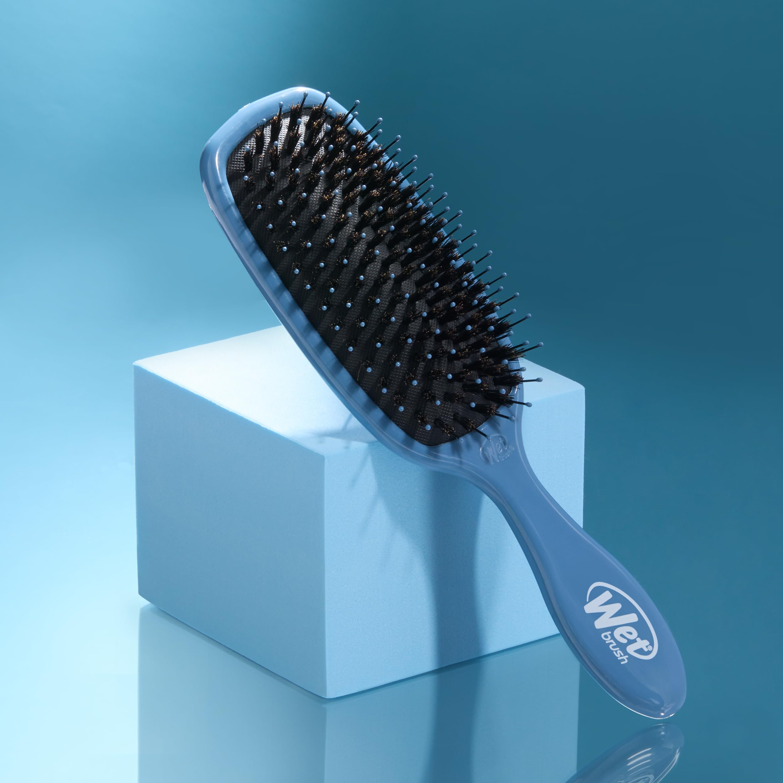 Foto 7 pulgar | Cepillo Para El Cabello Wet Brush Shine Enhancer Elemental Blue - Venta Internacional.
