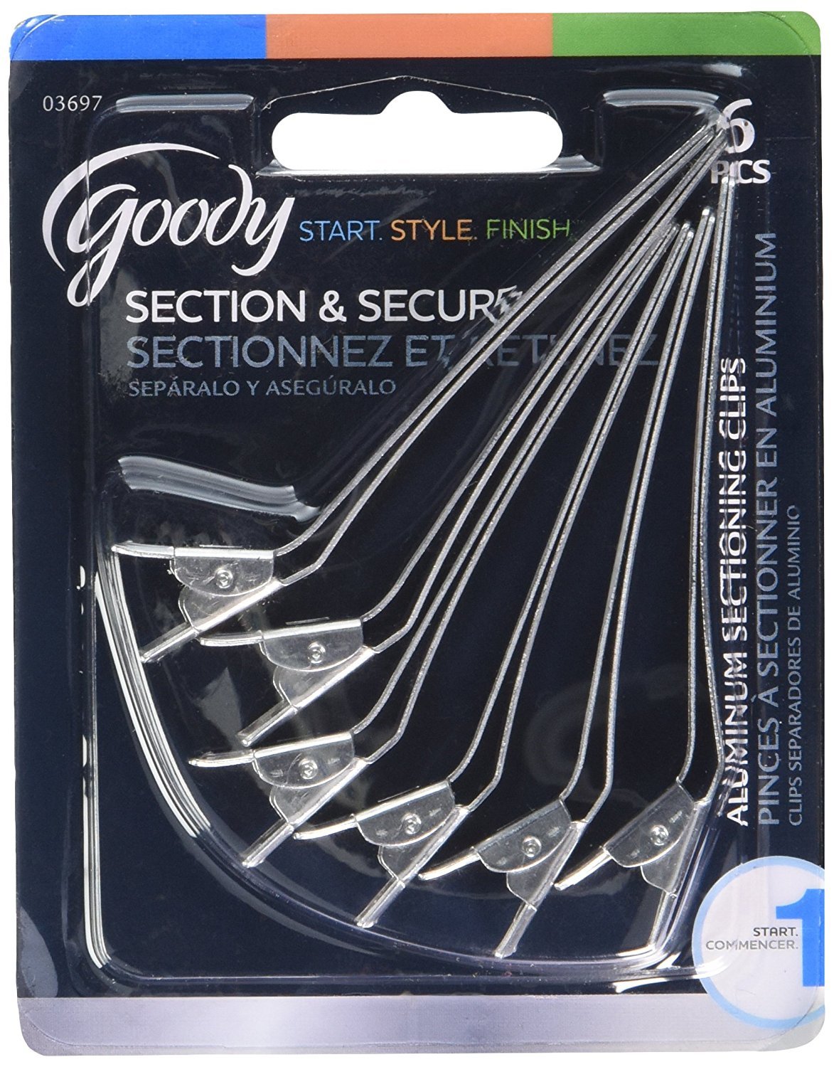Foto 3 pulgar | Pinzas De Corte Goody De Aluminio De 6 Quilates Para Todo Tipo De Cabello - Venta Internacional.