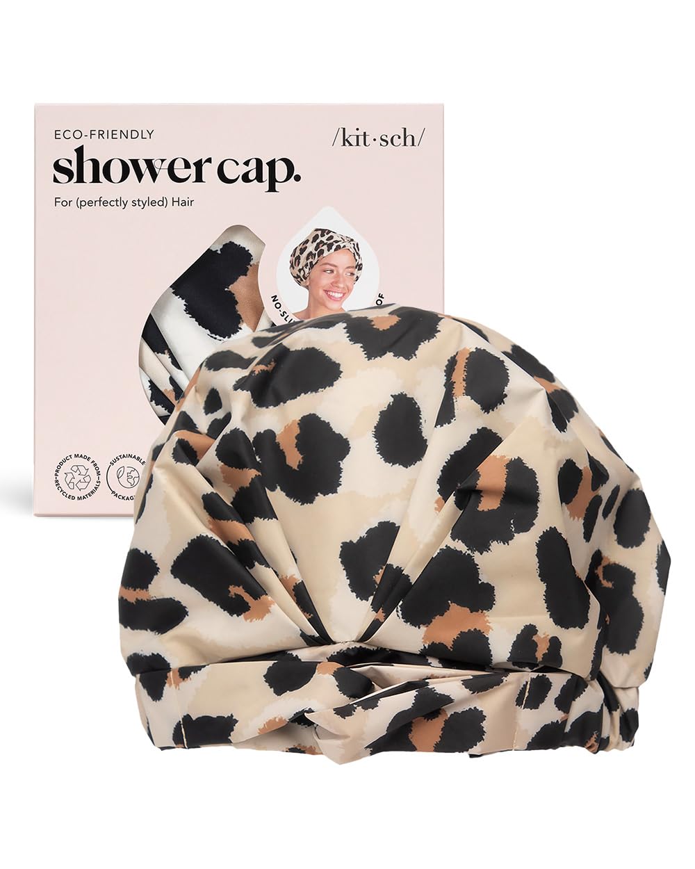 Gorro De Ducha Kitsch Luxury, Impermeable Y Reutilizable Para Mujer - Venta Internacional.