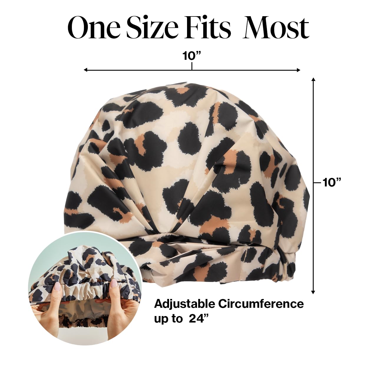 Foto 6 pulgar | Gorro De Ducha Kitsch Luxury, Impermeable Y Reutilizable Para Mujer - Venta Internacional.