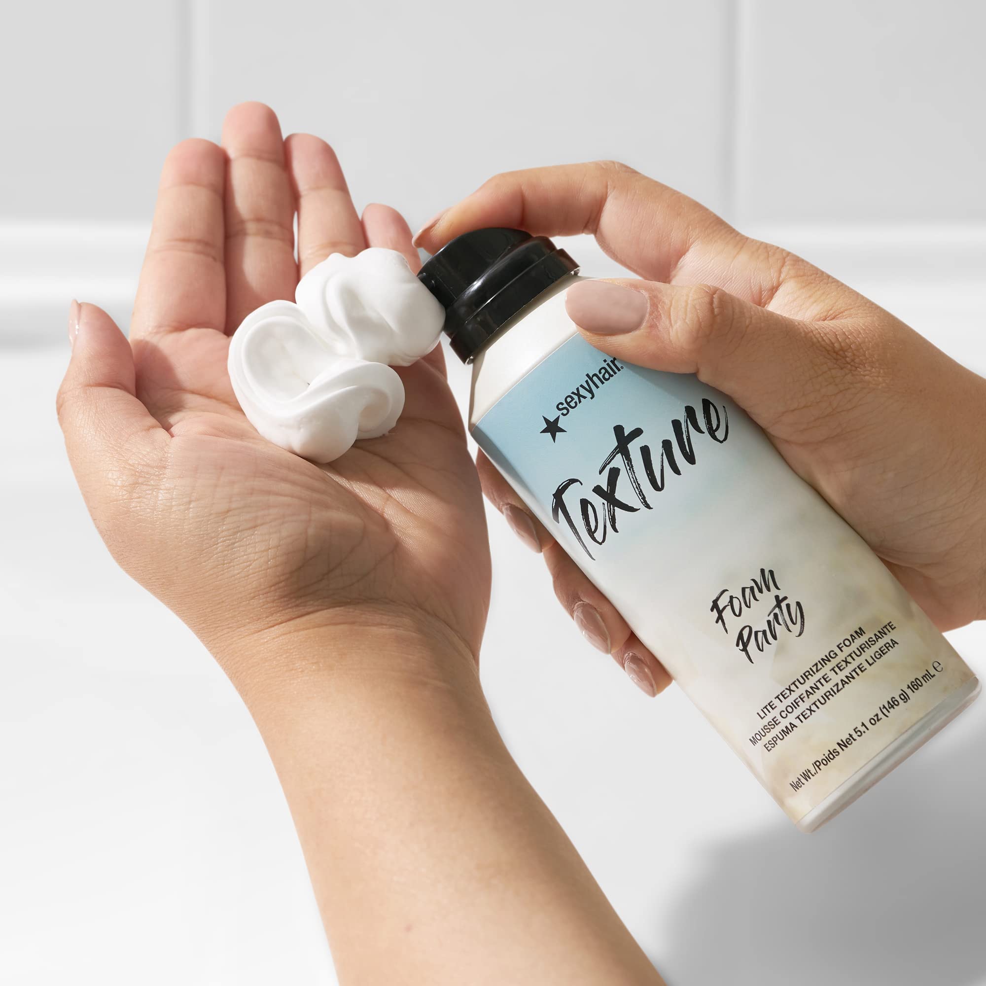 Foto 3 pulgar | Espuma Texturizante Sexyhair Texture Foam Party Lite 150 Ml - Venta Internacional.