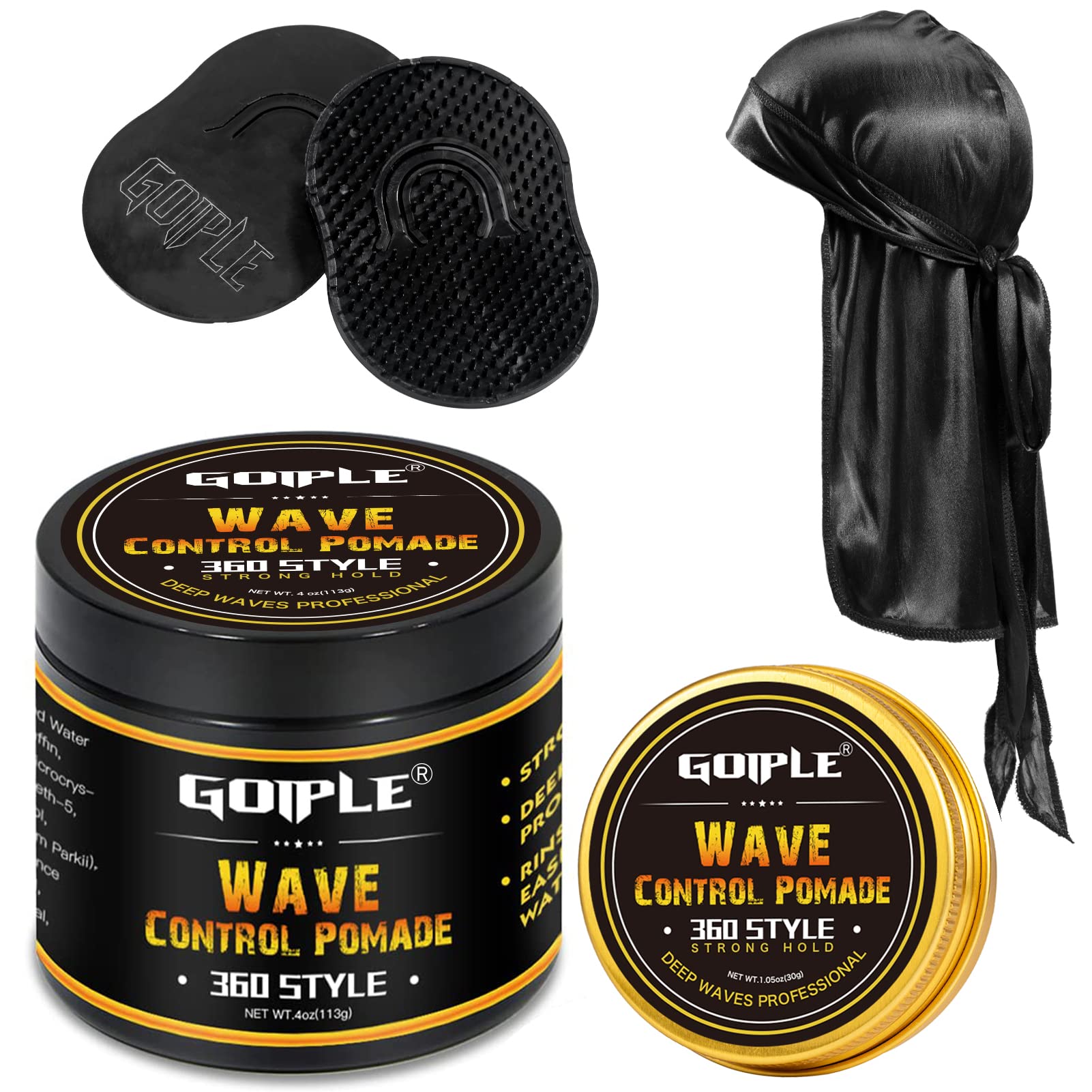 Wave Pomade Goiple Natural Wave, Agarre Fuerte Con Tamaño De Viaje - Venta Internacional.